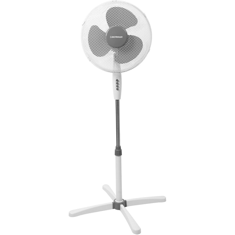 Ventilatore A Piantana Daewoo 16'' Oscillante, 3 Velocità, Testa Regolabile - Bianco, 2025 - 4