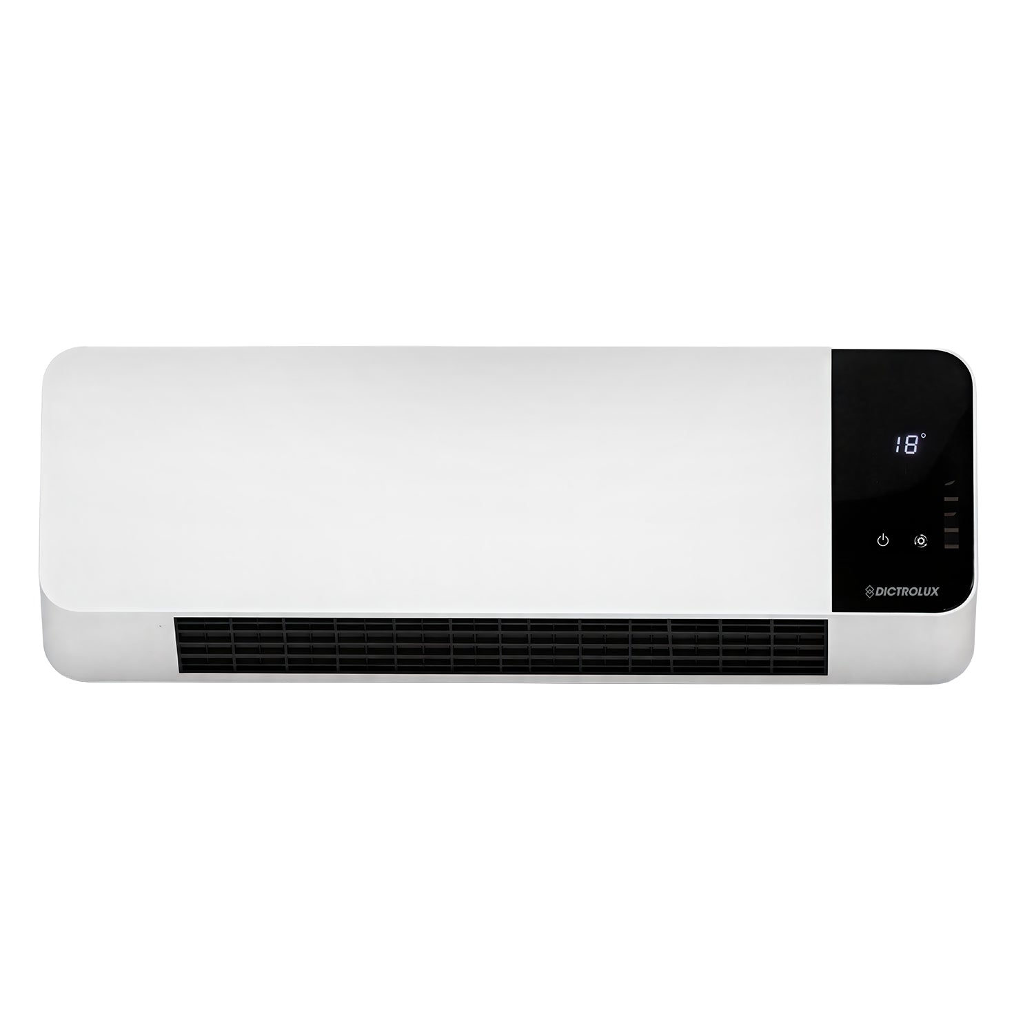 DICTROLUX - Termoventilatore da Parete PTC 3031L E con Resistenza in Ceramica, Telecomando e Timer 2000 Watt