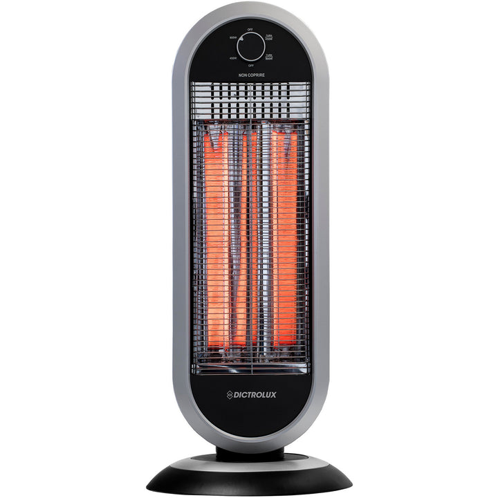 DICTROLUX - Stufa al carbonio con sistema di sicurezza Hevò 900Watt - h70x30x30 cm