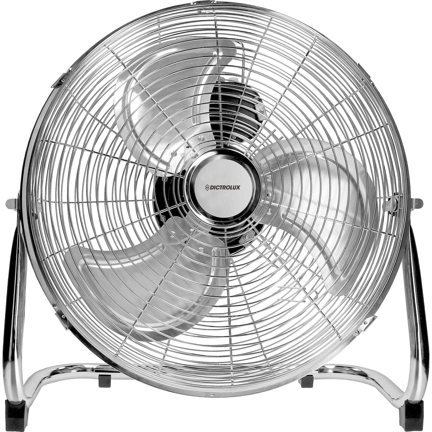 DICTROLUX - Ventilatore da pavimento Silver Steel 120 Watt