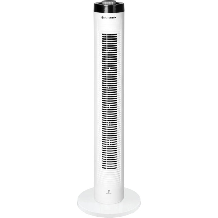 DICTROLUX - Ventilatore a Colonna Regolabile Bianco 45 Watt - h81 cm diametro 26,5 cm