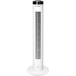 DICTROLUX - Ventilatore a Colonna Regolabile Bianco 45 Watt - h81 cm diametro 26,5 cm