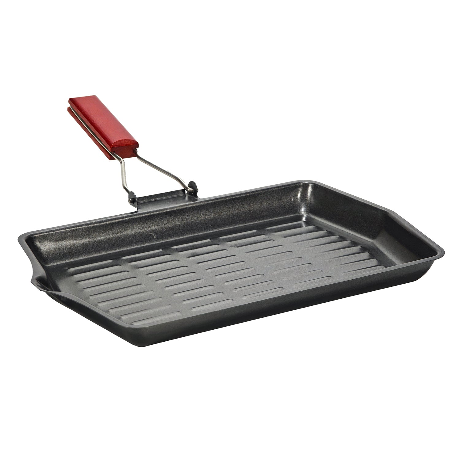 GUSTO CASA - Bistecchiera in Acciaio al Carbonio 37,5x23,5 cm