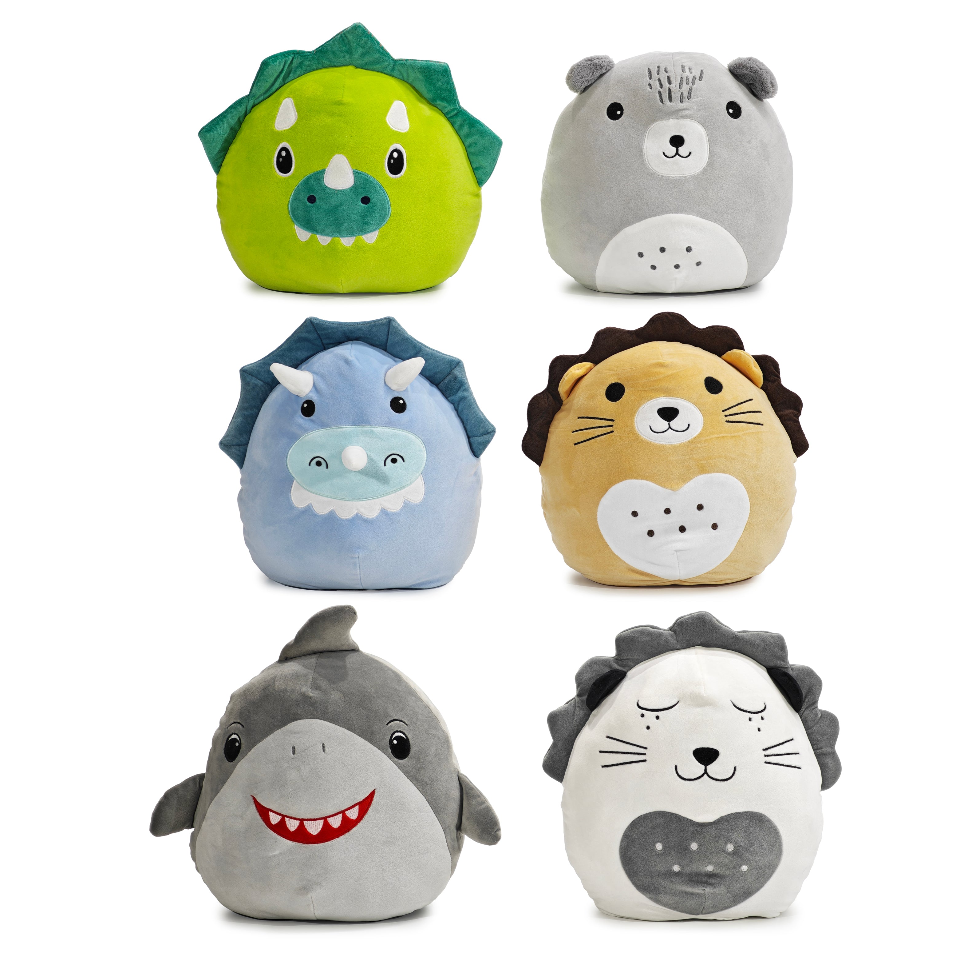 VESTIAMO CASA - Cuscino Morbido Peluche Linea Baby Cute h38x35 cm