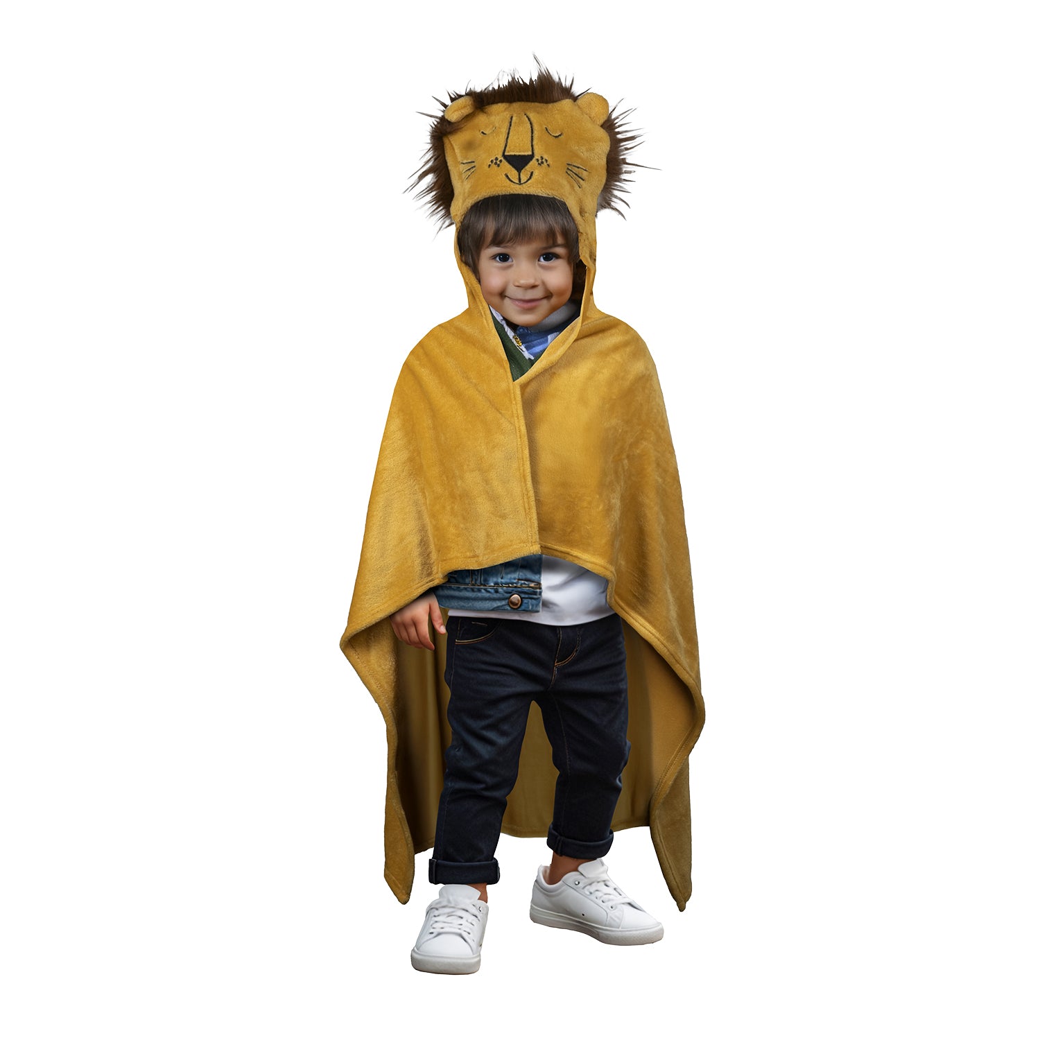 VESTIAMO CASA - Plaid Bambini con Cappuccio Morbido Linea Baby Cute