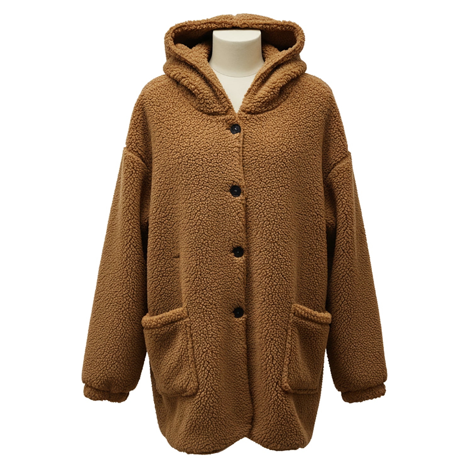 VESTIAMO CASA - Giacca Plaid MyBear Unisex con Tasche e Cappuccio