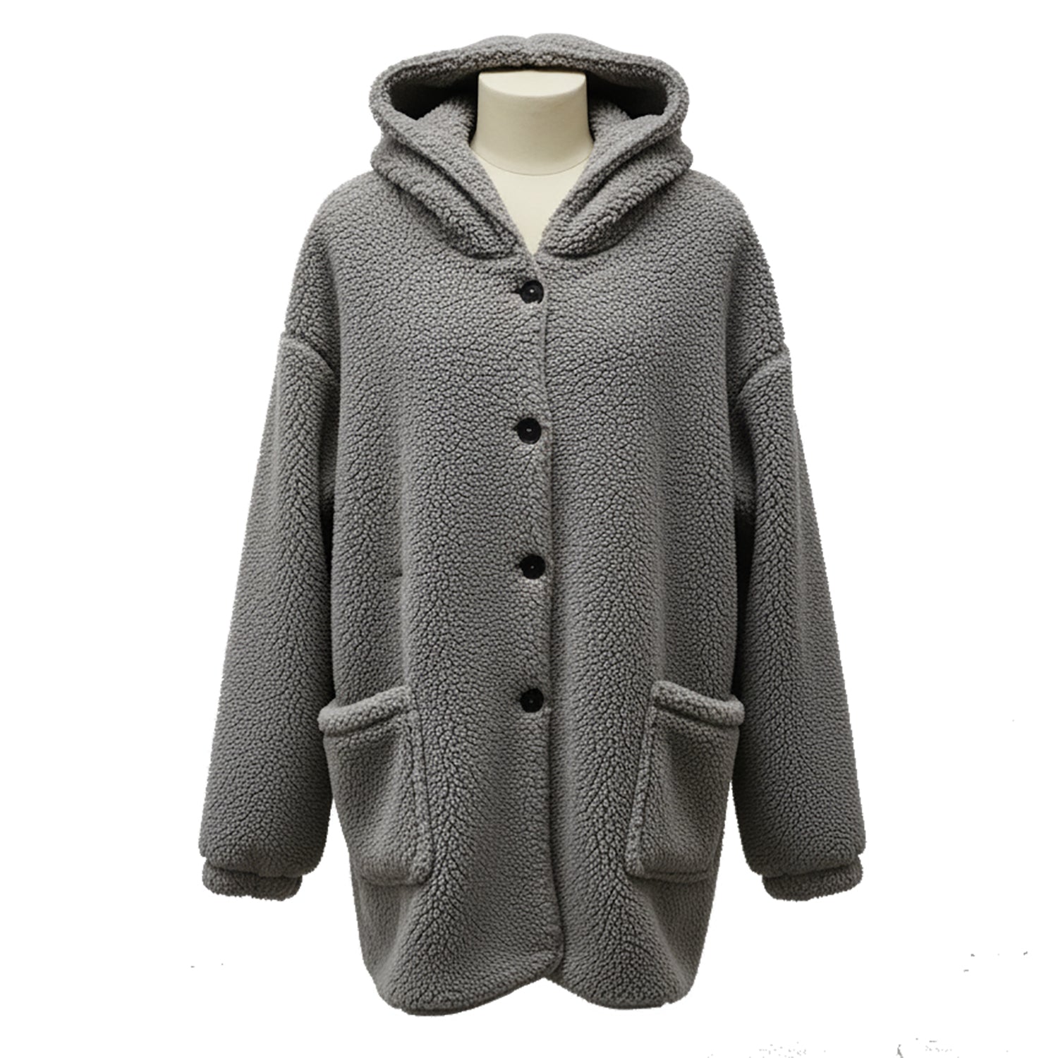 VESTIAMO CASA - Giacca Plaid MyBear Unisex con Tasche e Cappuccio