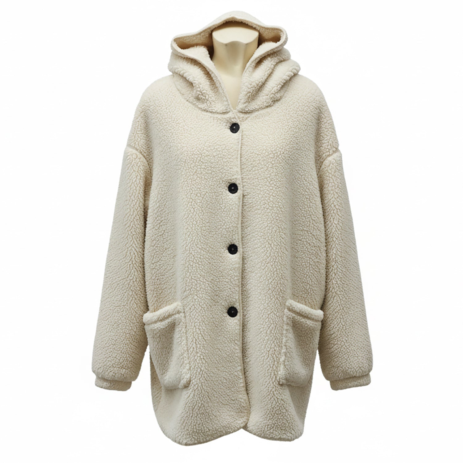 VESTIAMO CASA - Giacca Plaid MyBear Unisex con Tasche e Cappuccio