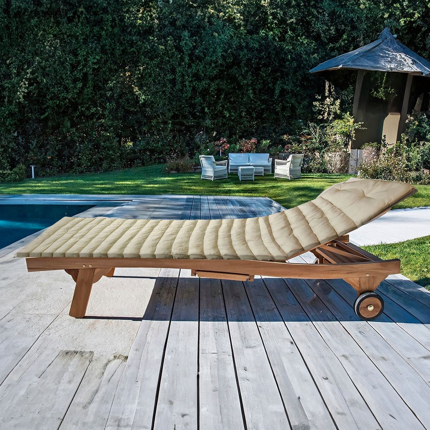 VESTIAMO CASA - Cuscino Lettino Panna 180x60 cm