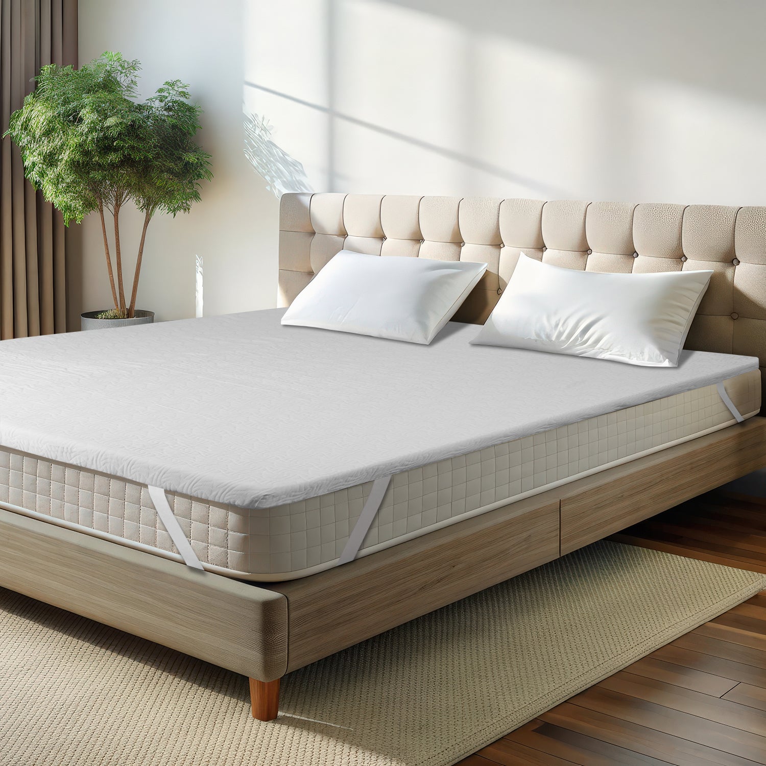 FIXOMED - Topper per Materasso Matrimoniale Aloe Vera 160x190 cm