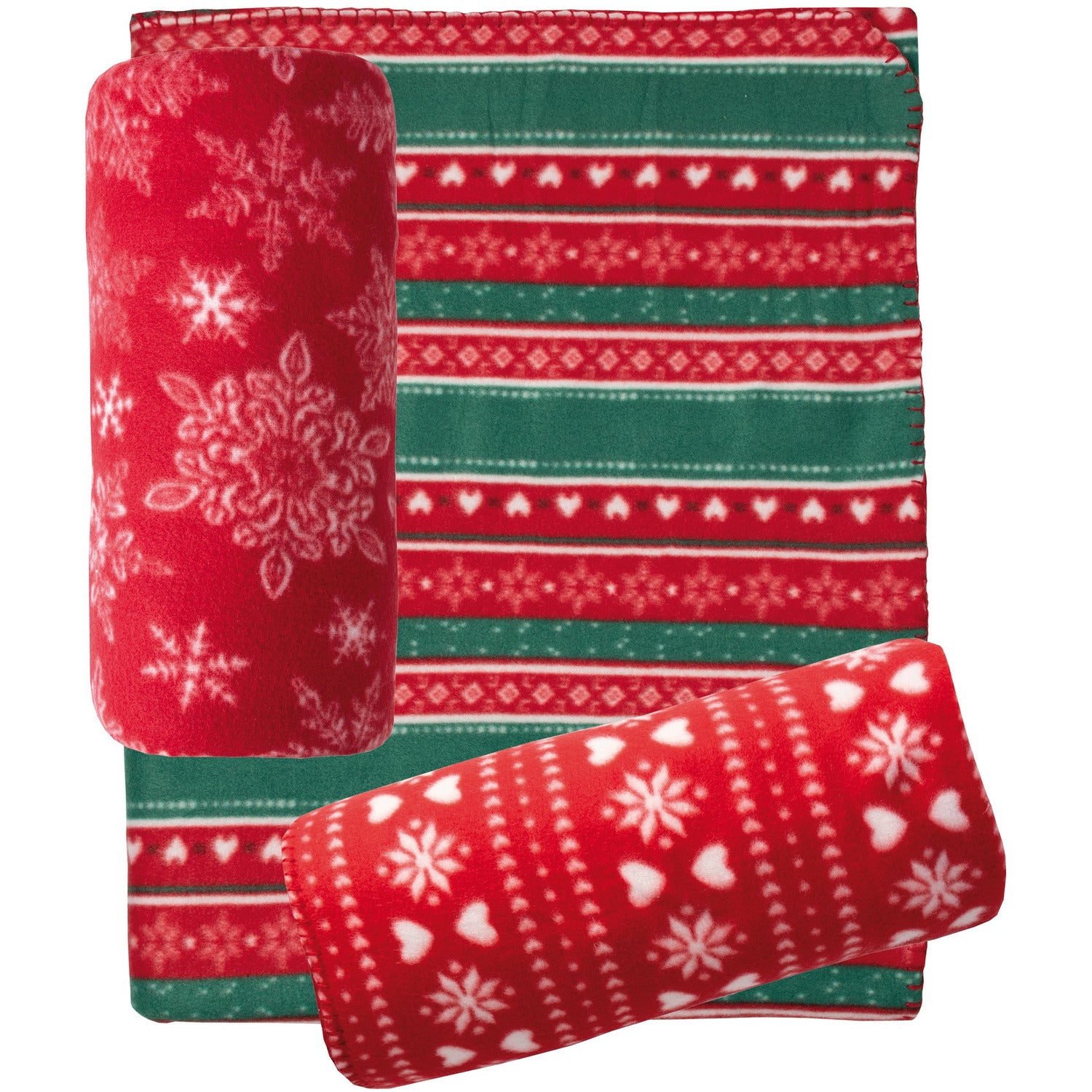 VESTIAMO CASA GRAN NATALE - Plaid Coperta Natalizia in pile 150x200 cm