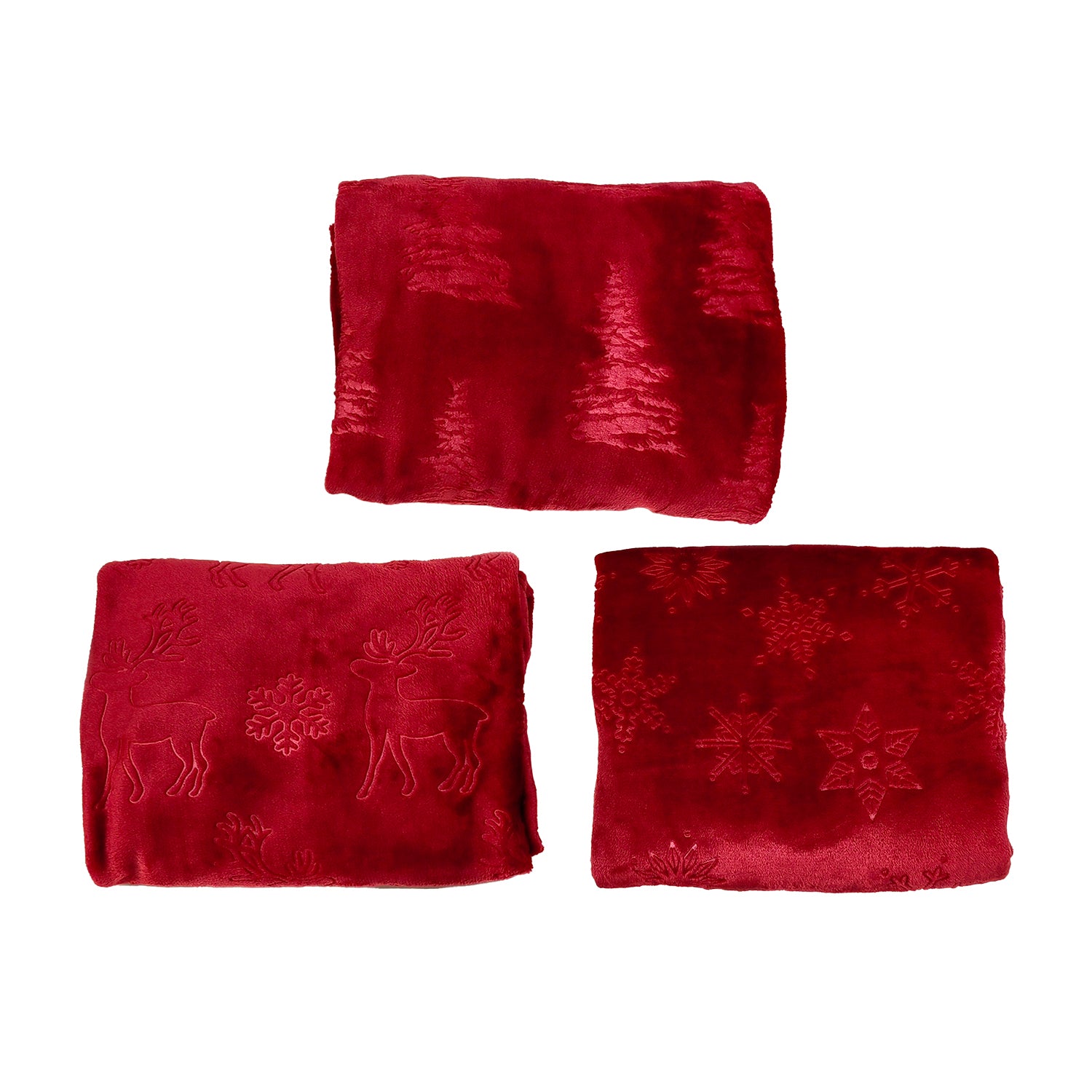 VESTIAMO CASA GRAN NATALE - Plaid Flannel Fleece Natalizio 125x150 cm