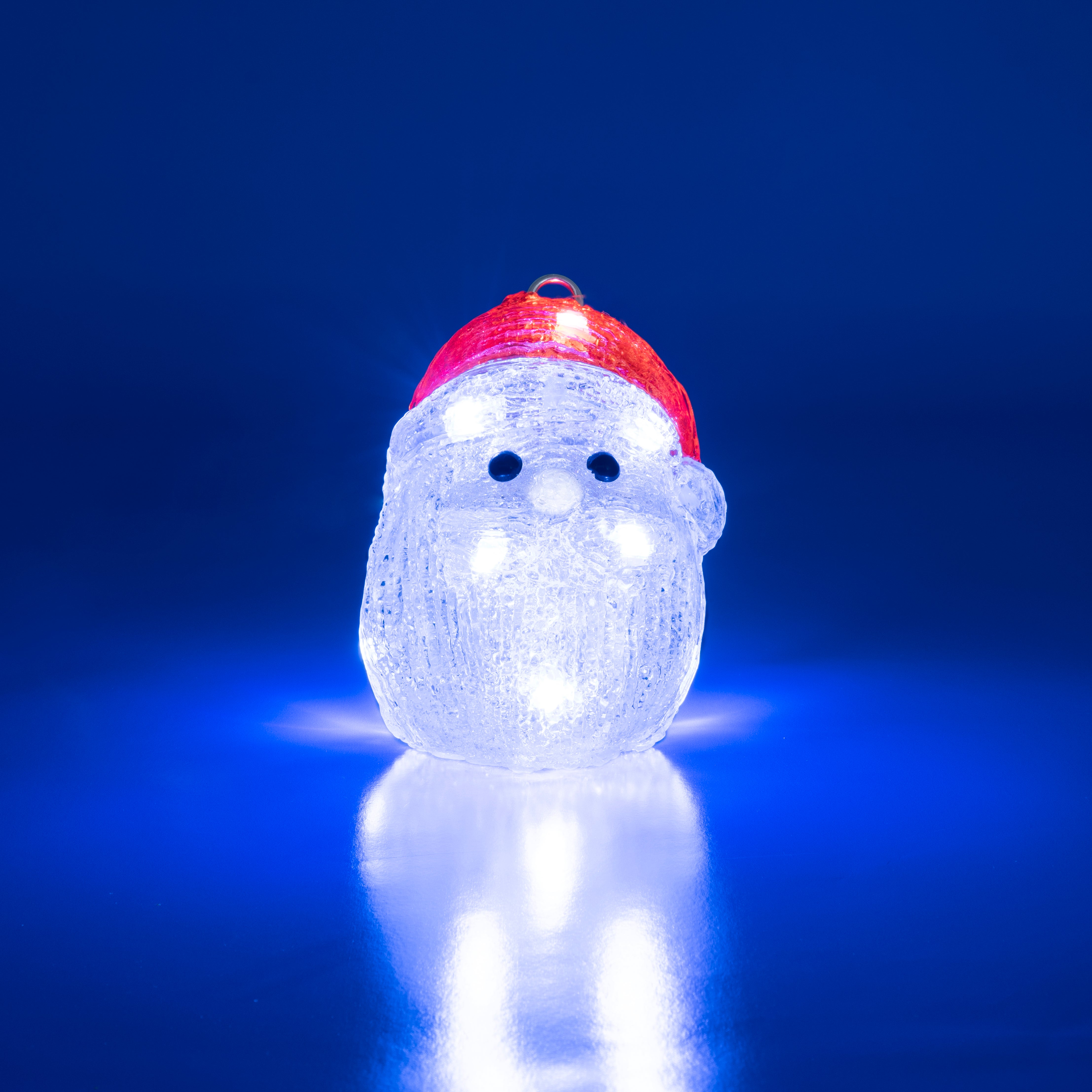 DICTROLUX - Personaggio Luminoso 10 Led Bianco Freddo h13 cm - Decorazione natalizia