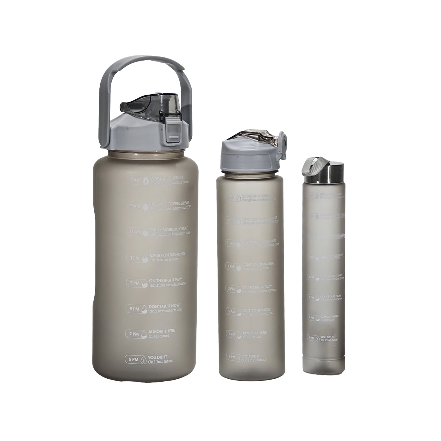 FREE TIME - Set 3 Borracce 280 ml/750 ml/2L