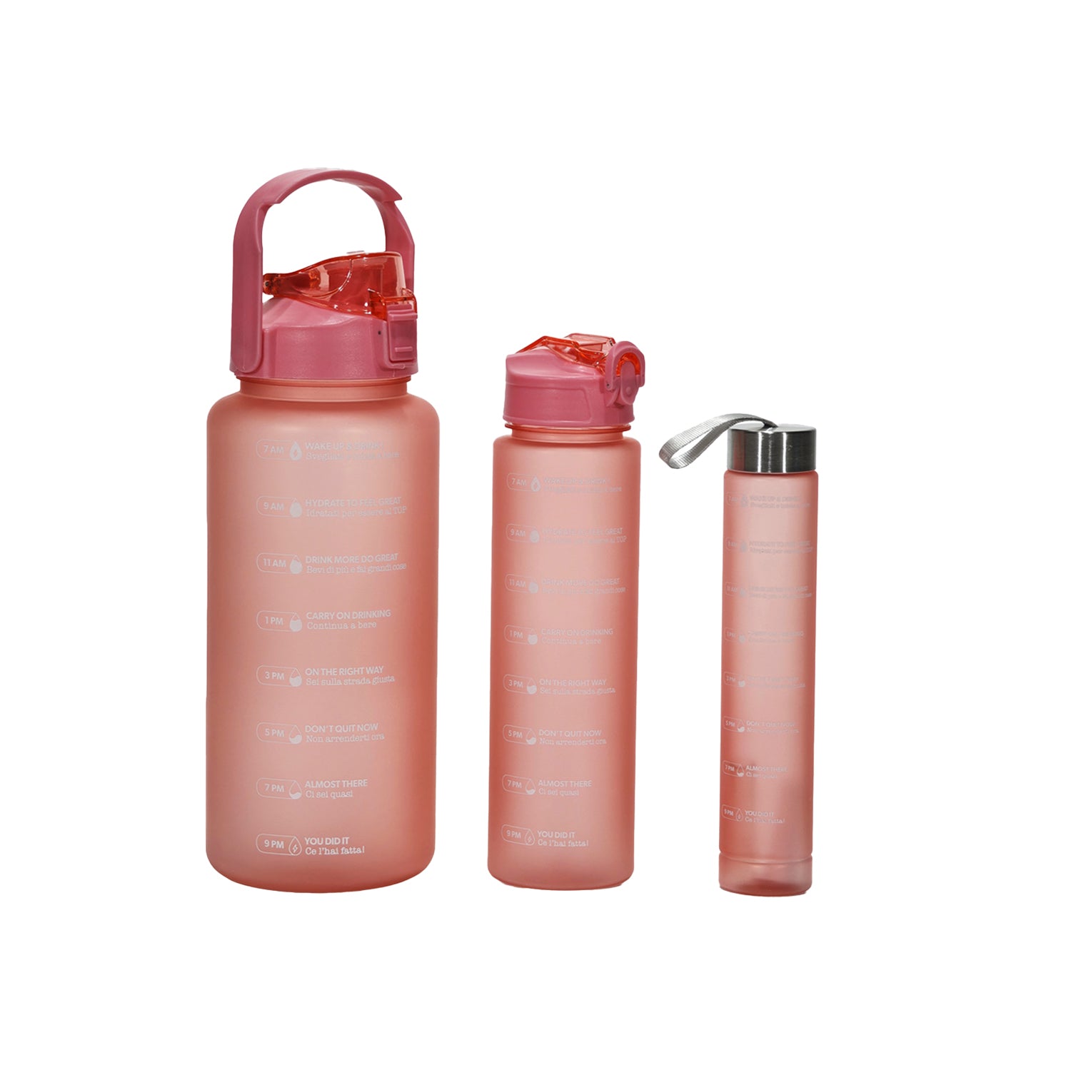 FREE TIME - Set 3 Borracce 280 ml/750 ml/2L