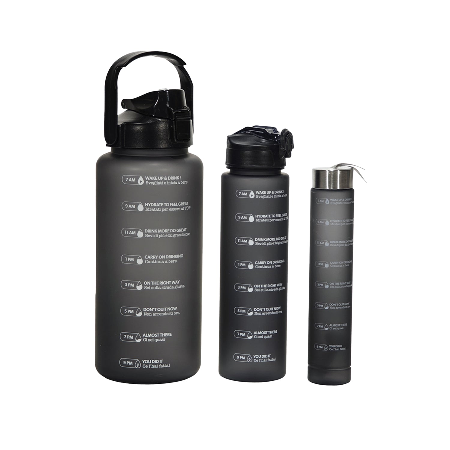 FREE TIME - Set 3 Borracce 280 ml/750 ml/2L