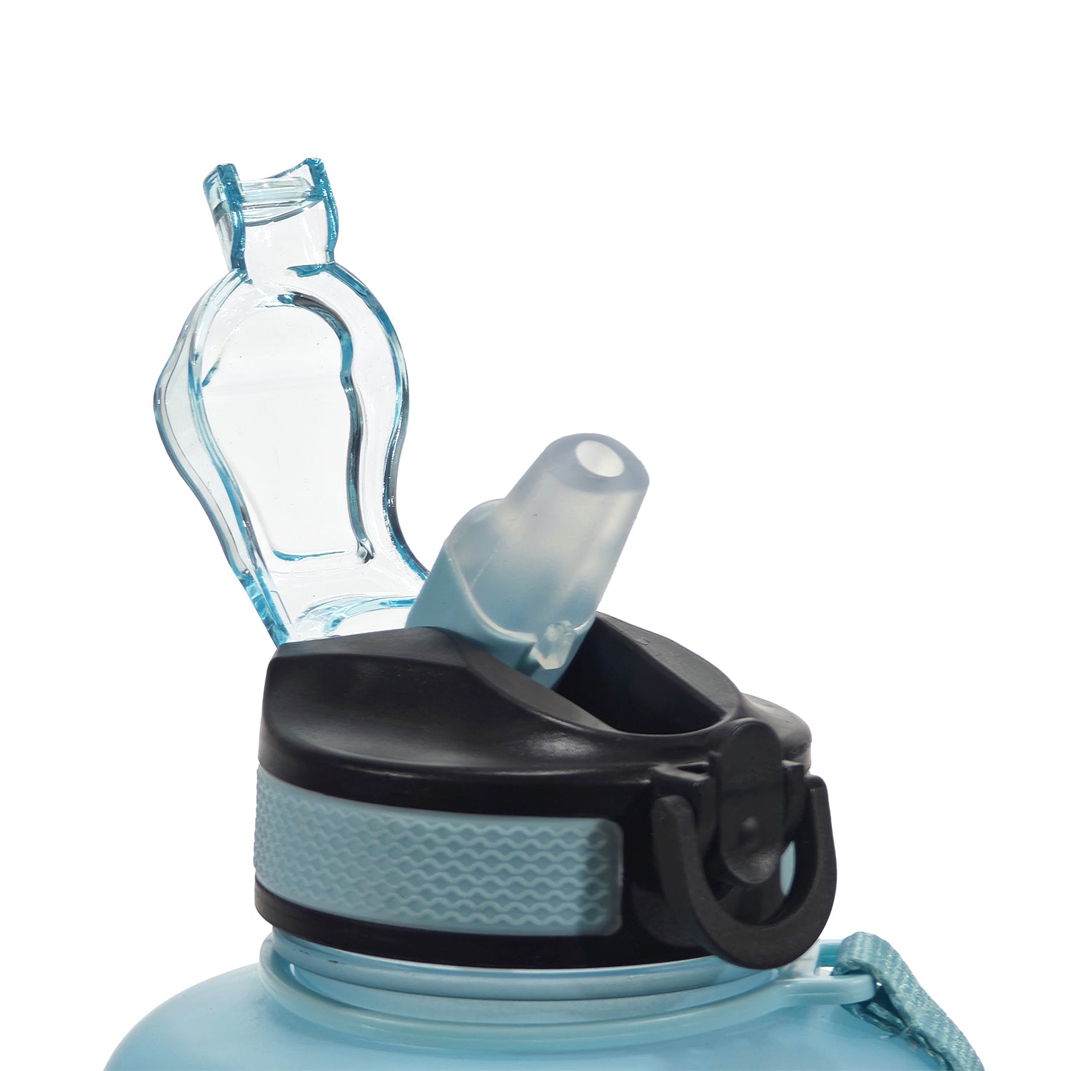 GUSTO CASA - Borraccia Motivazionale BPA Free con Indicatore Orario 2 Litri