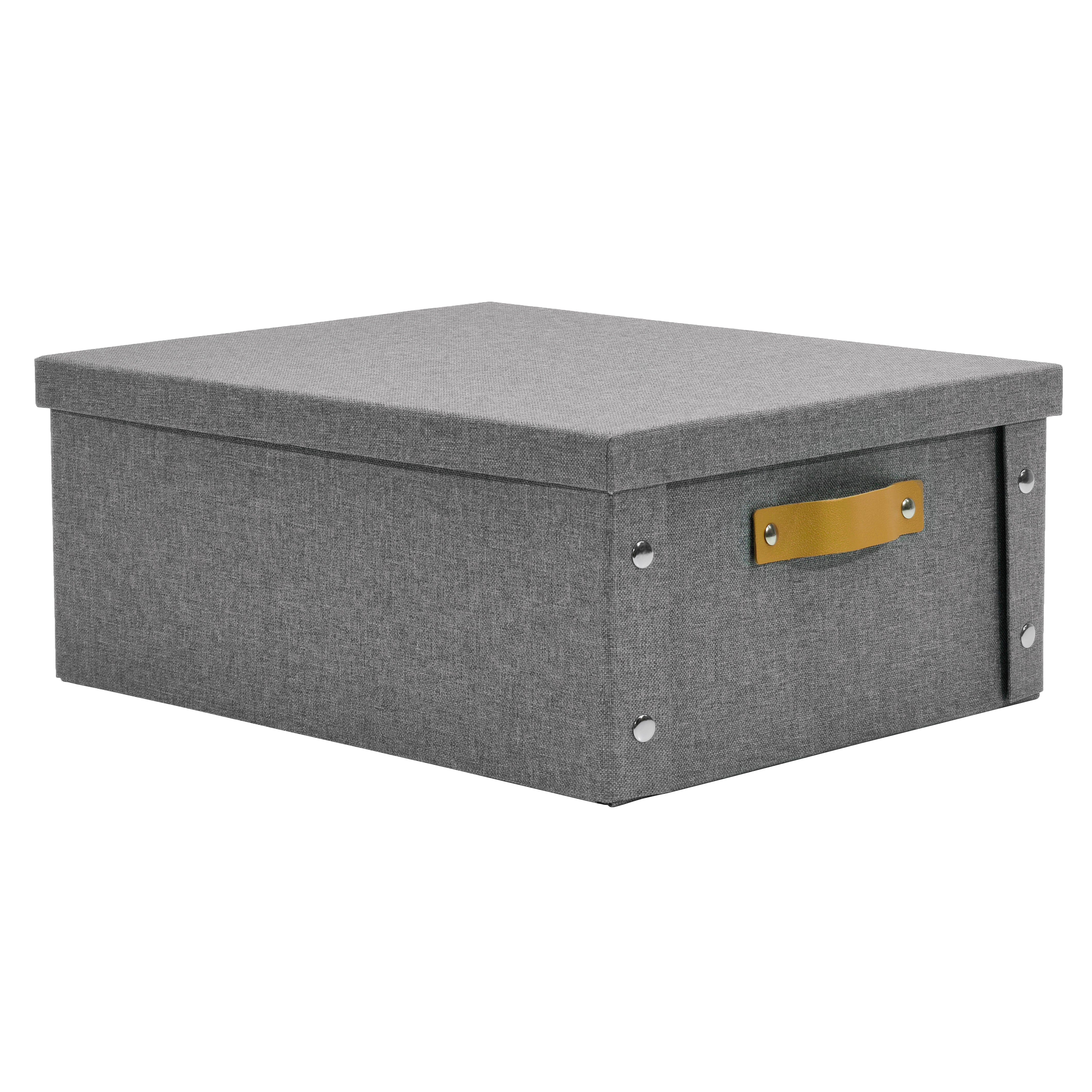 VESTIAMO CASA - Organizer con coperchio Salvaspazio Grigio - h17x40x33 cm