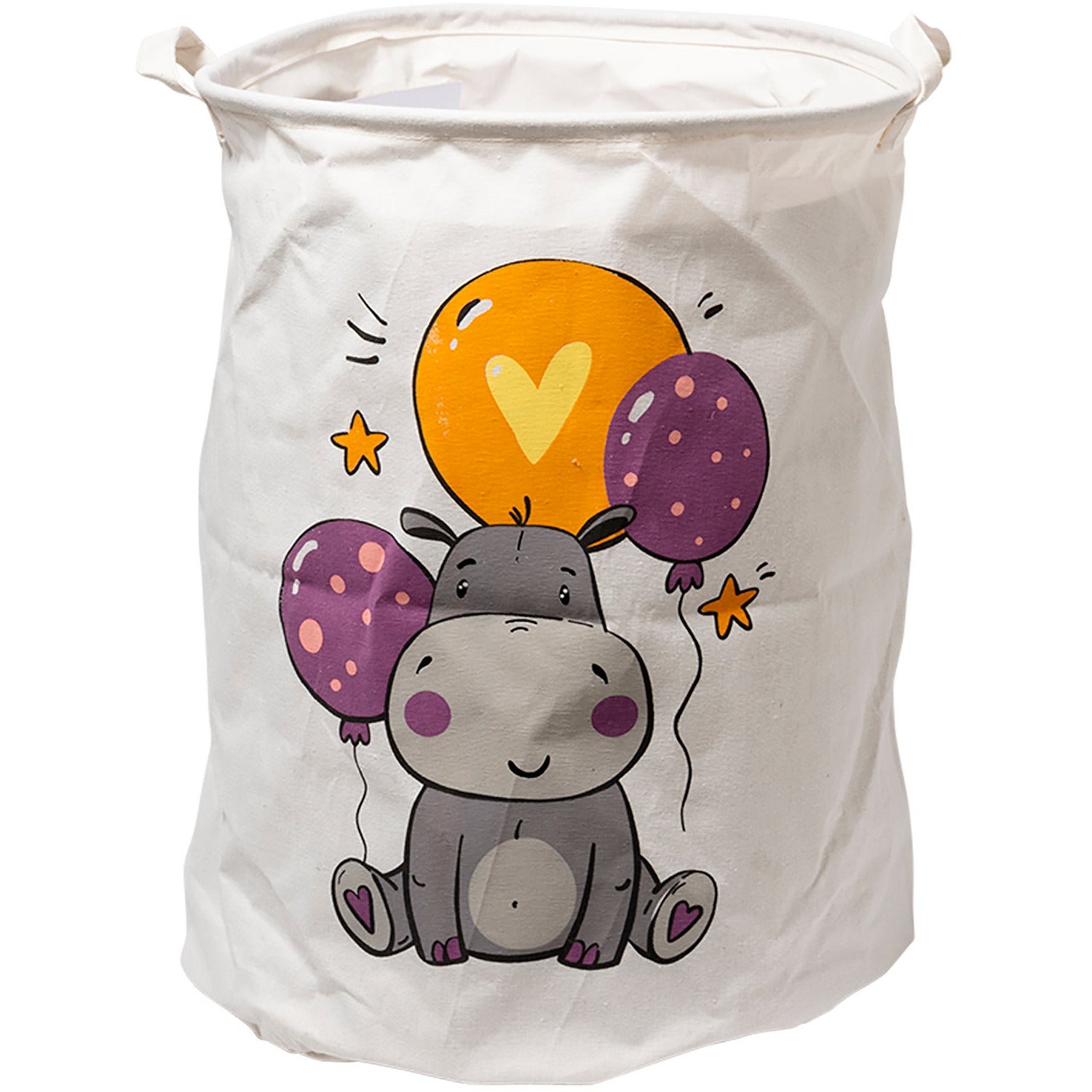 VESTIAMO CASA - Cesto Portabiancheria Multiuso Linea Baby Cute - h45 cm diametro 40 cm