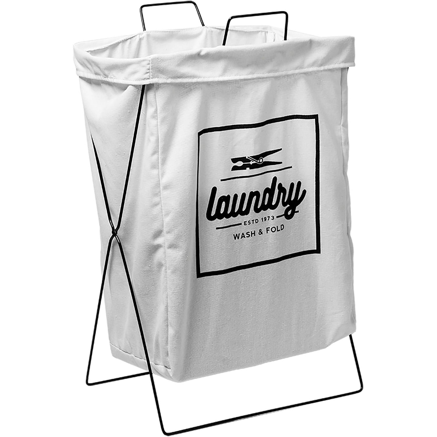 VESTIAMO CASA - Cesto Portabiancheria Salvaspazio - h55x35x25 cm