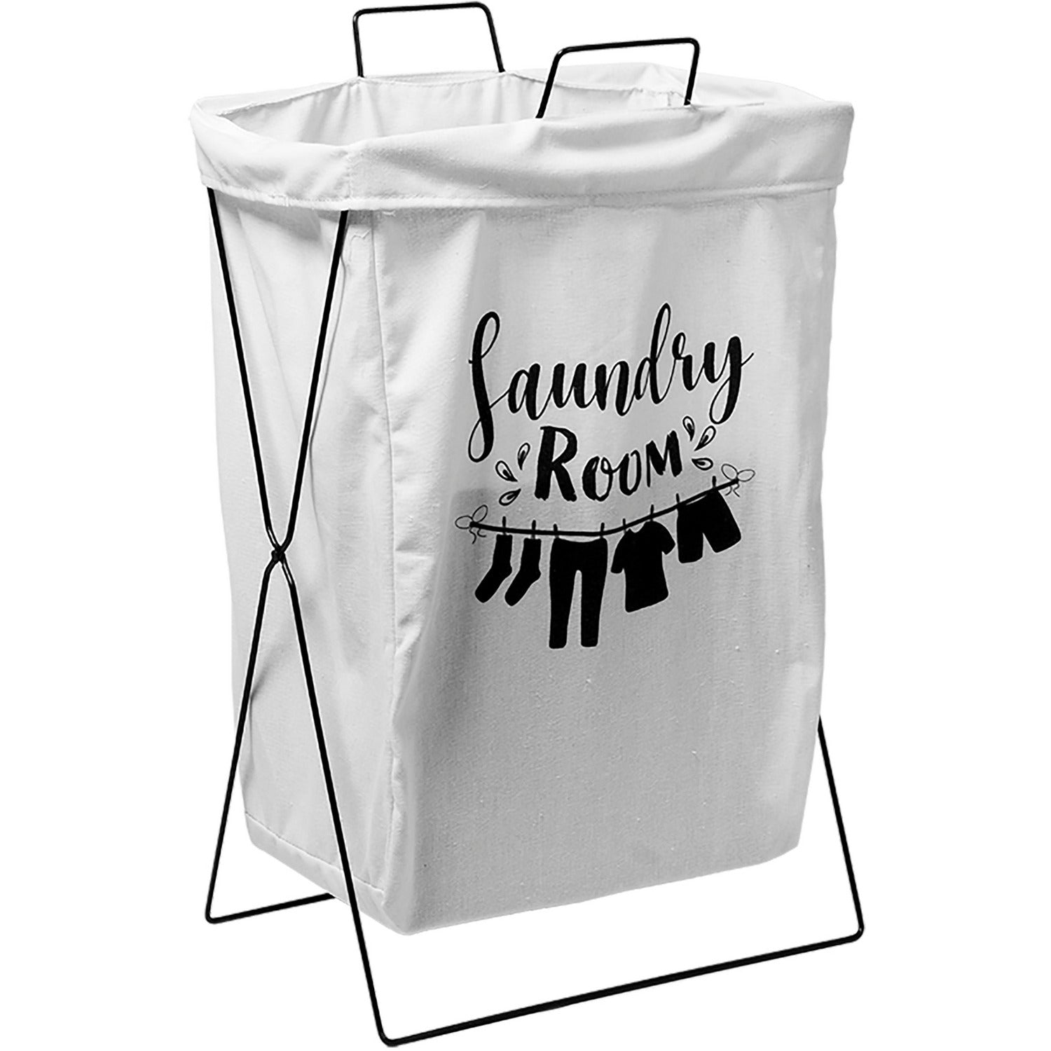 VESTIAMO CASA - Cesto Portabiancheria Salvaspazio - h55x35x25 cm