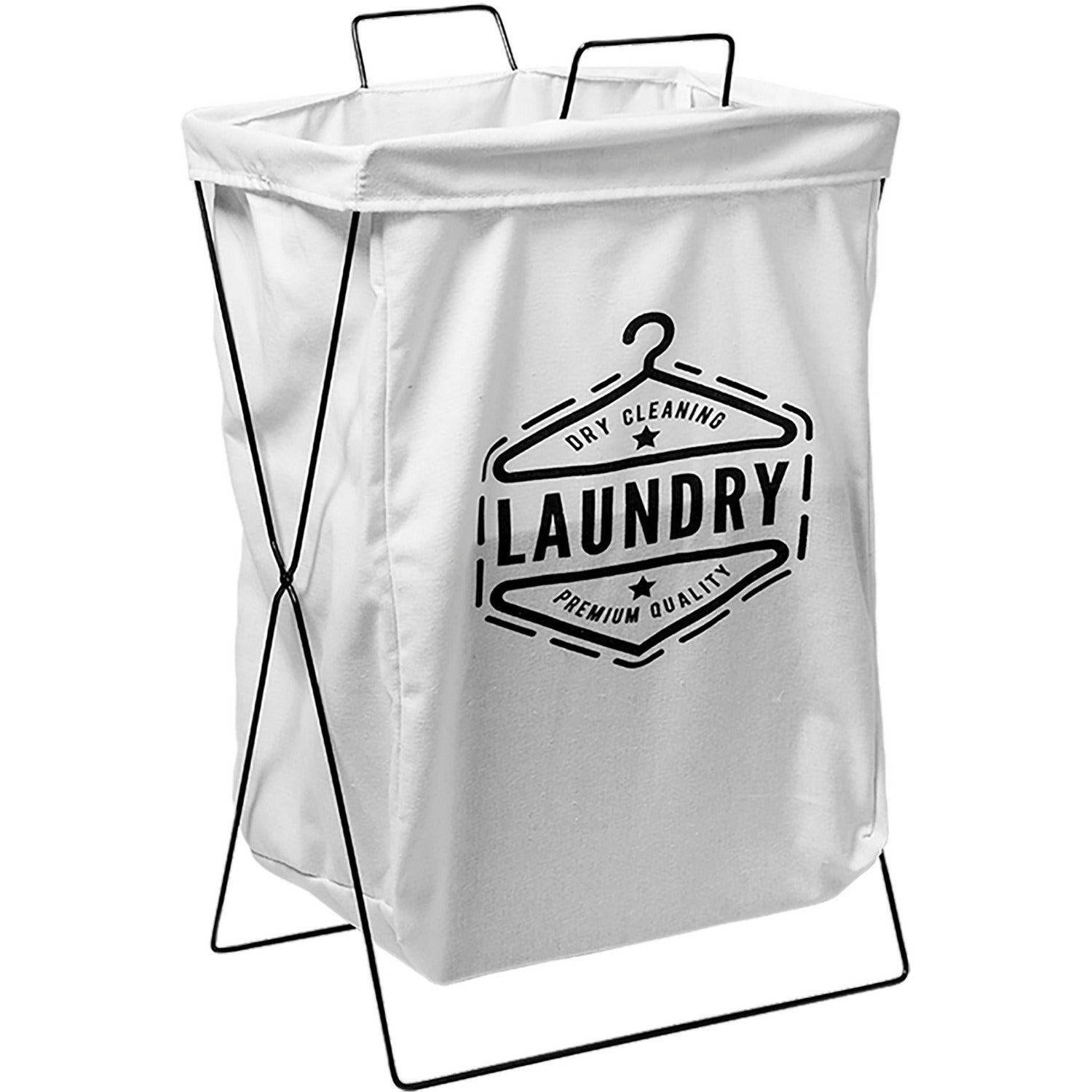 VESTIAMO CASA - Cesto Portabiancheria Salvaspazio - h55x35x25 cm