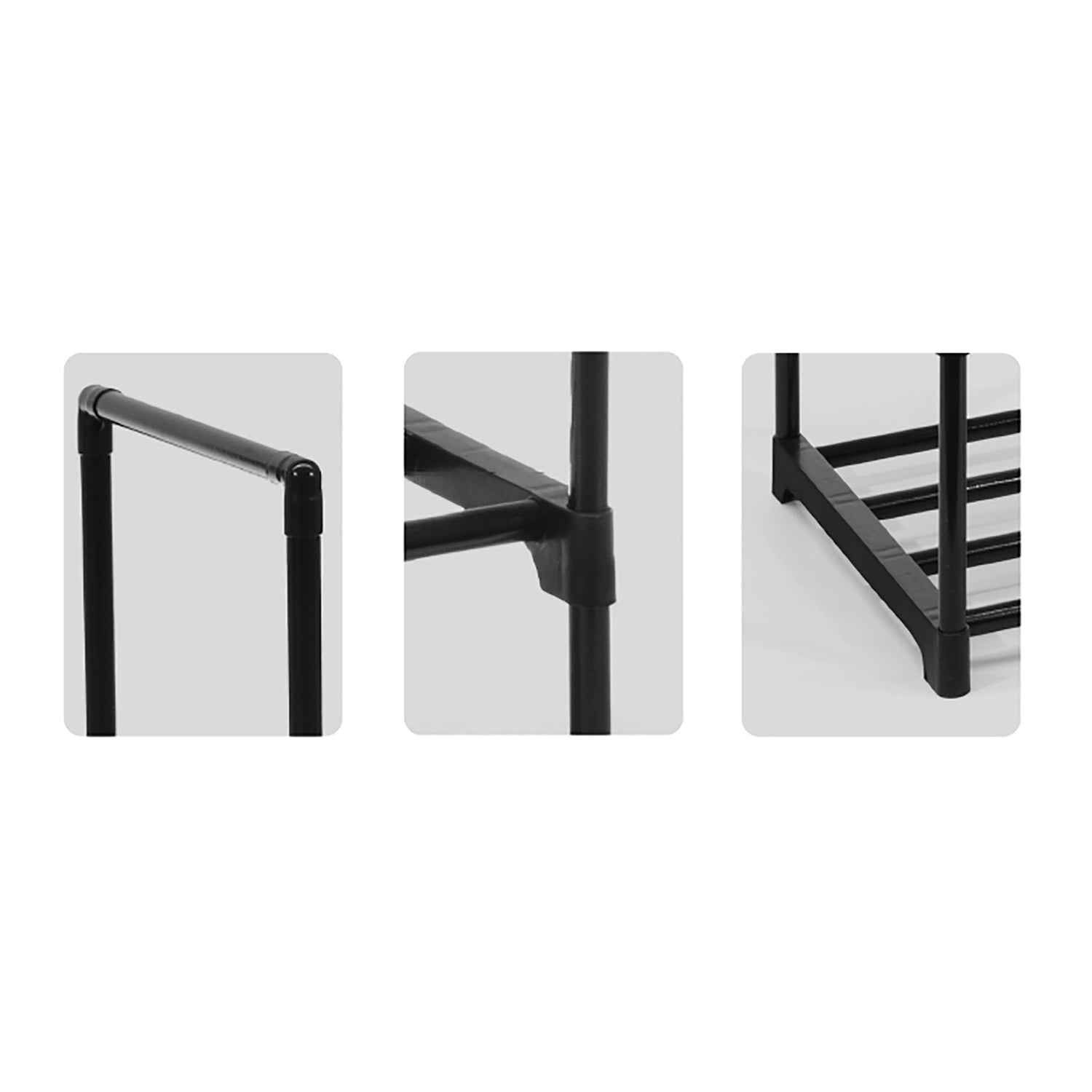 VESTIAMO CASA - Scarpiera Salvaspazio 4 Ripiani in Metallo - h72x65,5x29,5 cm