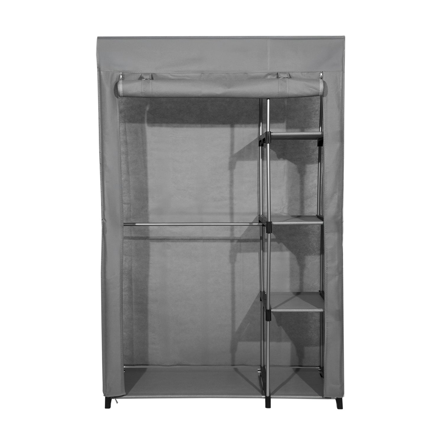 VESTIAMO CASA - Armadio con appendiabiti Grigio - h168x110x46 cm
