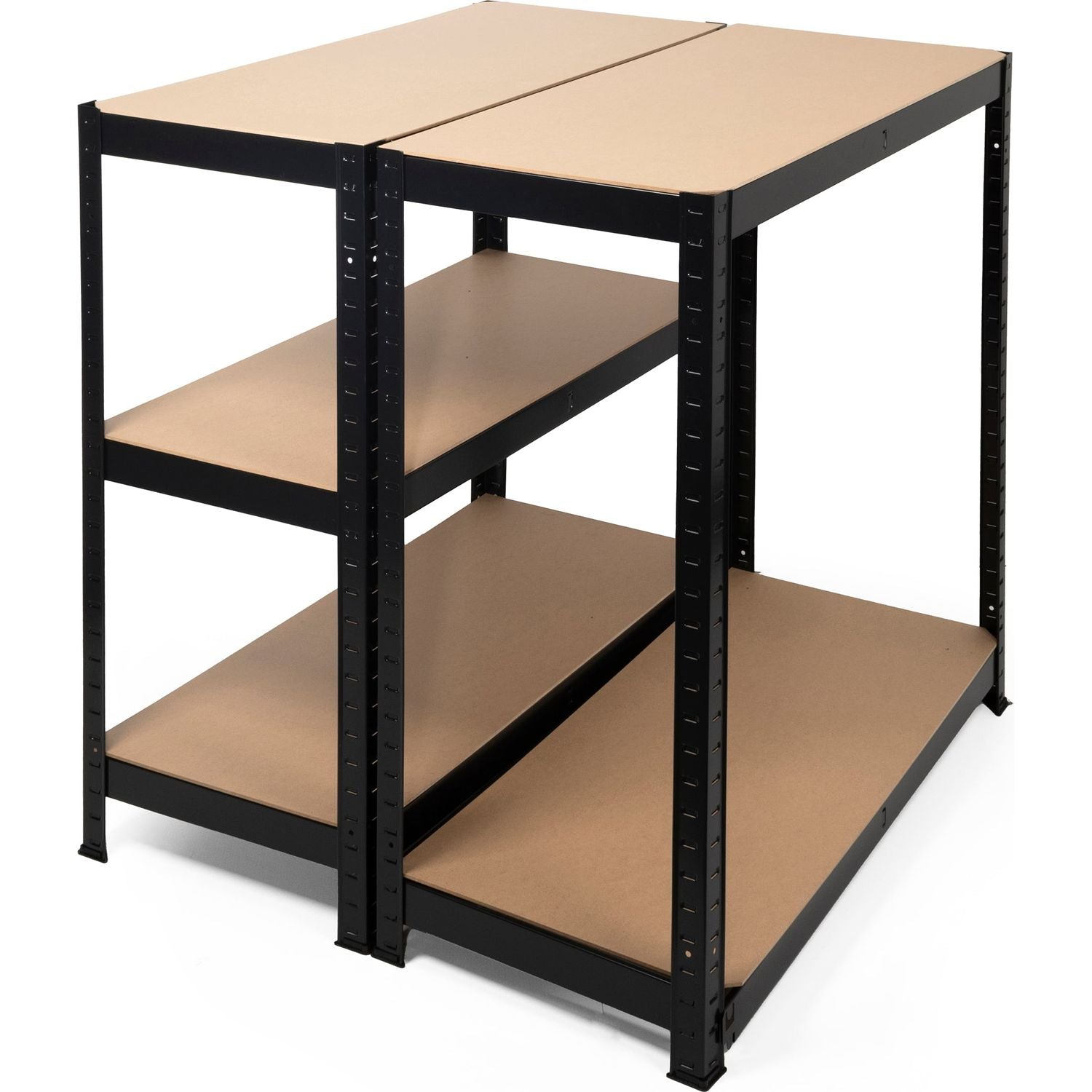 VESTIAMO CASA - Scaffale Multiuso in metallo Nero 5 ripiani - h180x90x40 cm