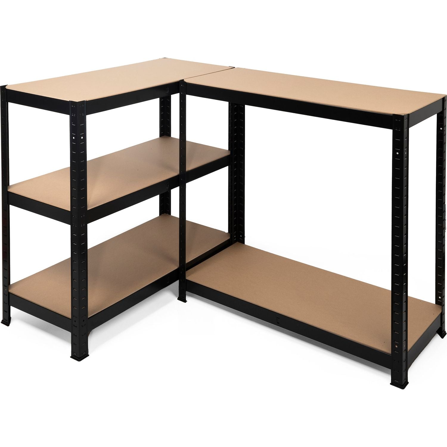 VESTIAMO CASA - Scaffale Multiuso in metallo Nero 5 ripiani - h180x90x40 cm