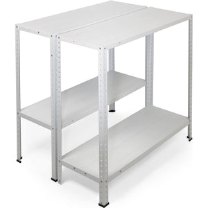 VESTIAMO CASA - Scaffale Multiuso in metallo Bianco 4 ripiani - h145x7 –  Shop On Line Happy Casa Store