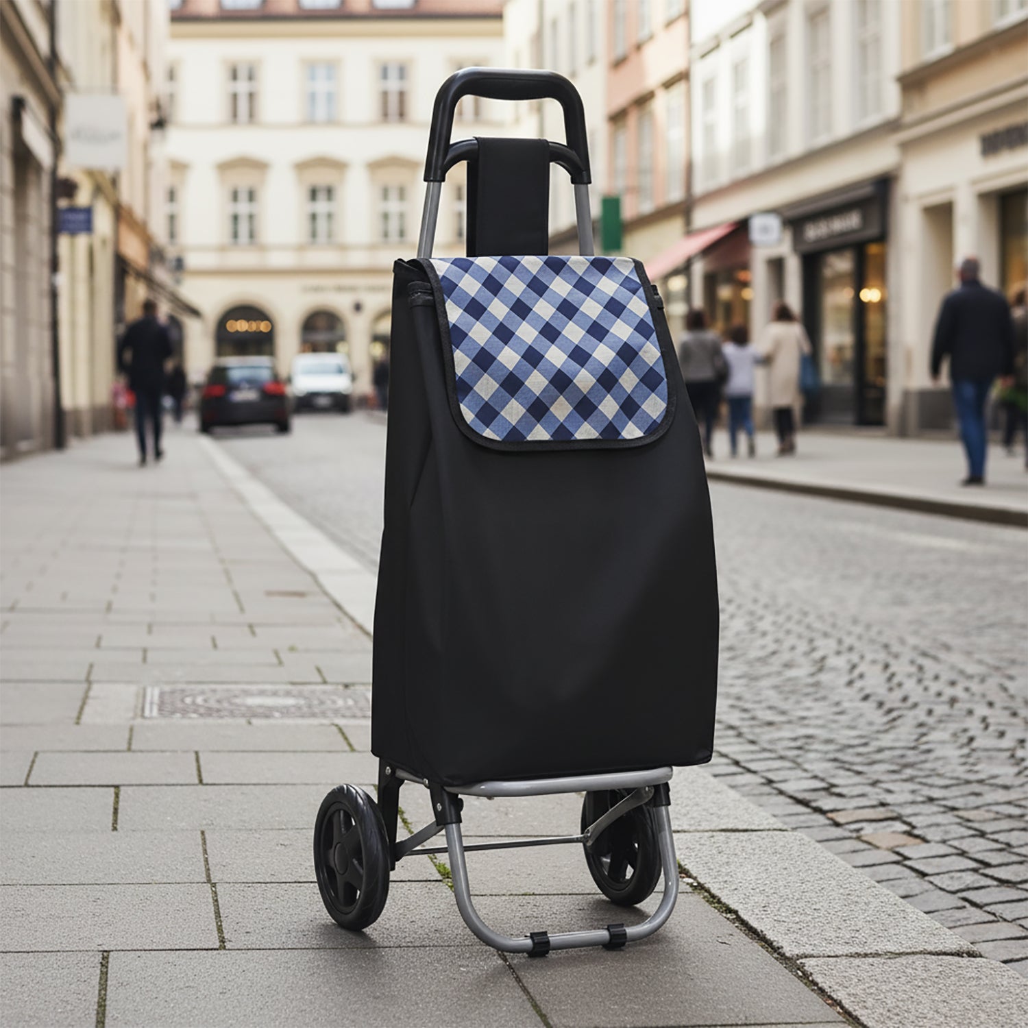 FREE TIME - Trolley Portaspesa 30 litri - h92x34,5x28 cm