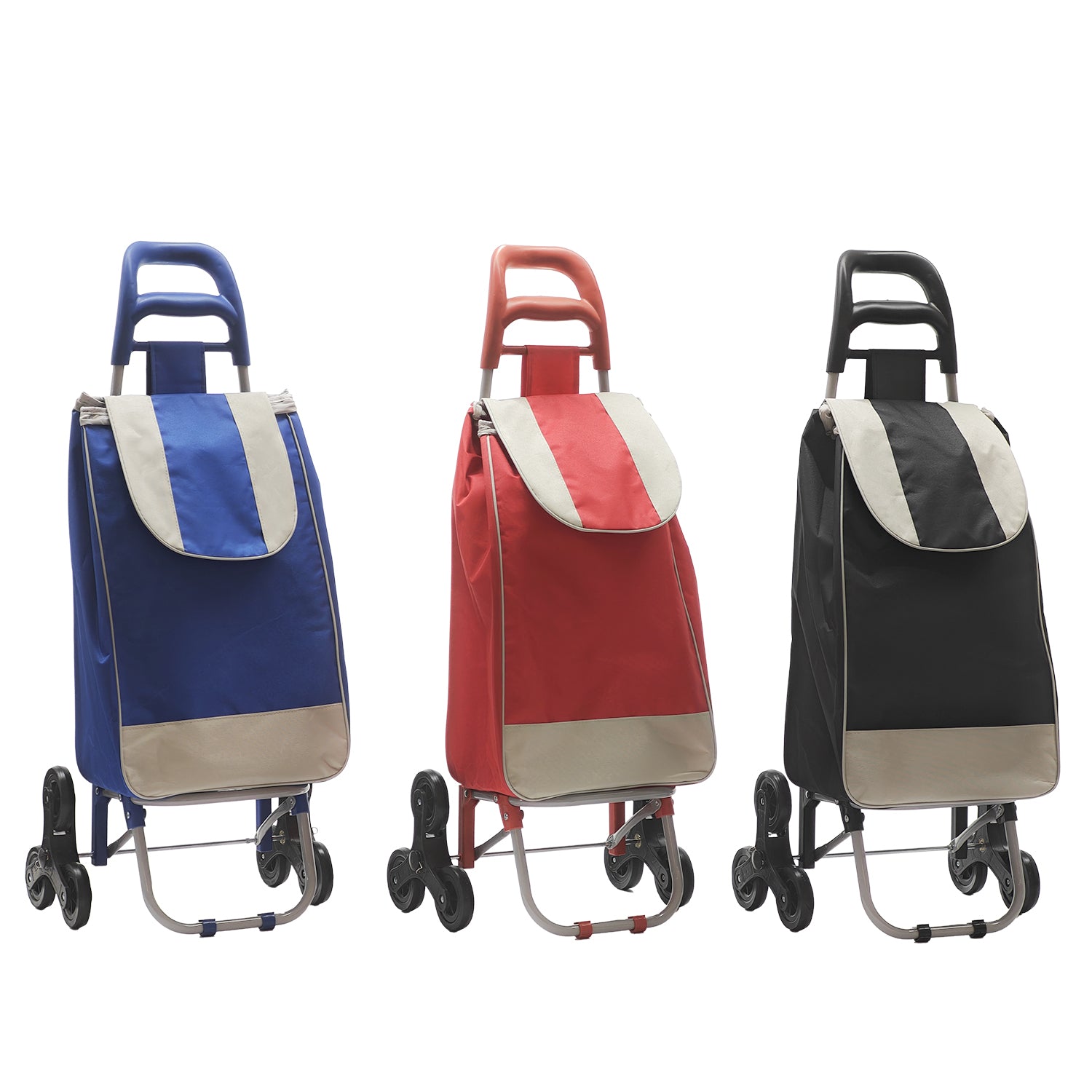 FREE TIME - Trolley Portaspesa con Ruote Triple 35 Litri -
h96x42,5×31,5 cm