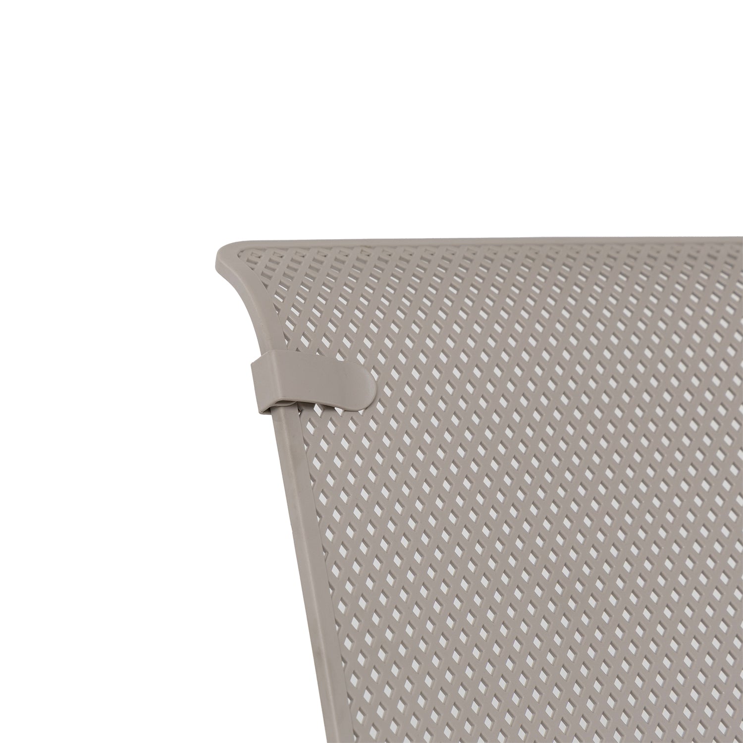 VESTIAMO CASA GIARDINO - Sedia Dondolo da giardino in Polipropilene Tortora con Protezione UV - h76x63x103,5