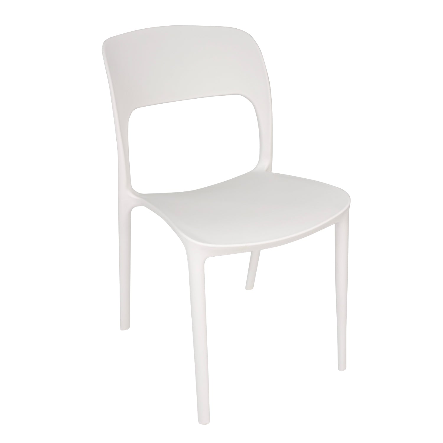 VESTIAMO CASA - Sedia in Polipropilene Bianca h82x41x56,5 cm