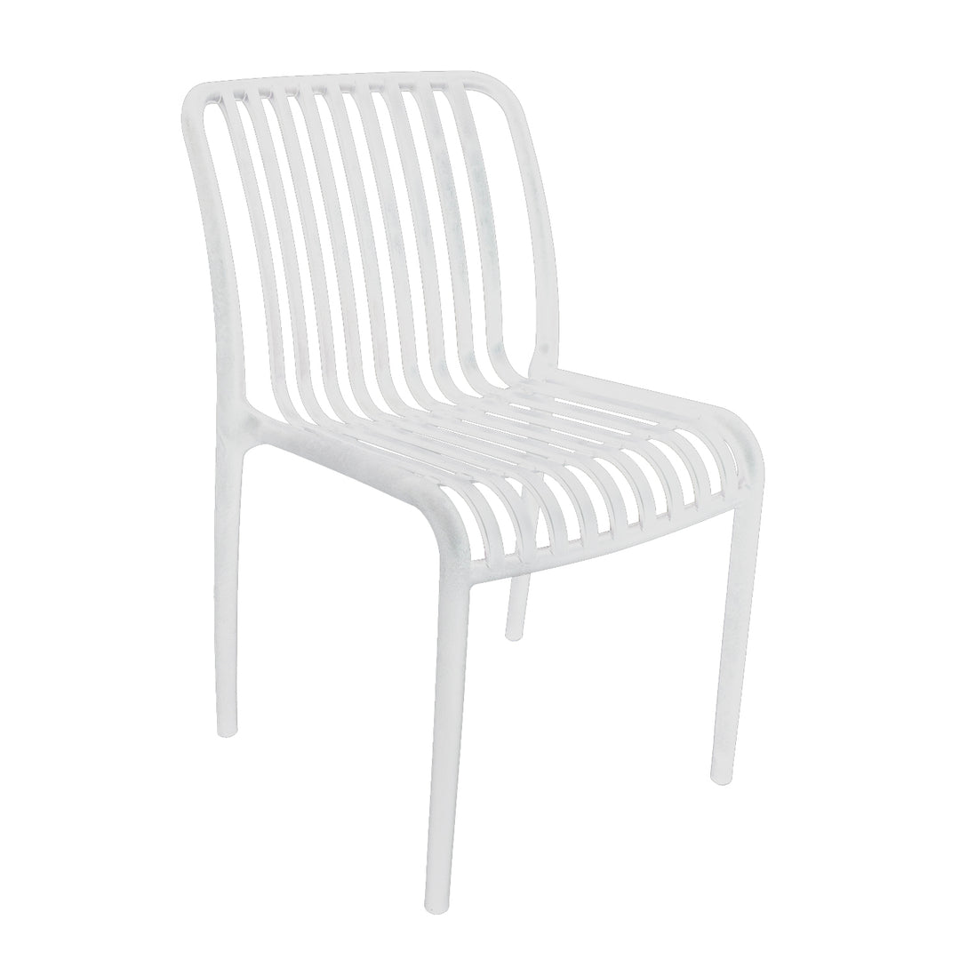 VESTIAMO CASA GIARDINO Sedia da giardino in Polipropilene Bianca