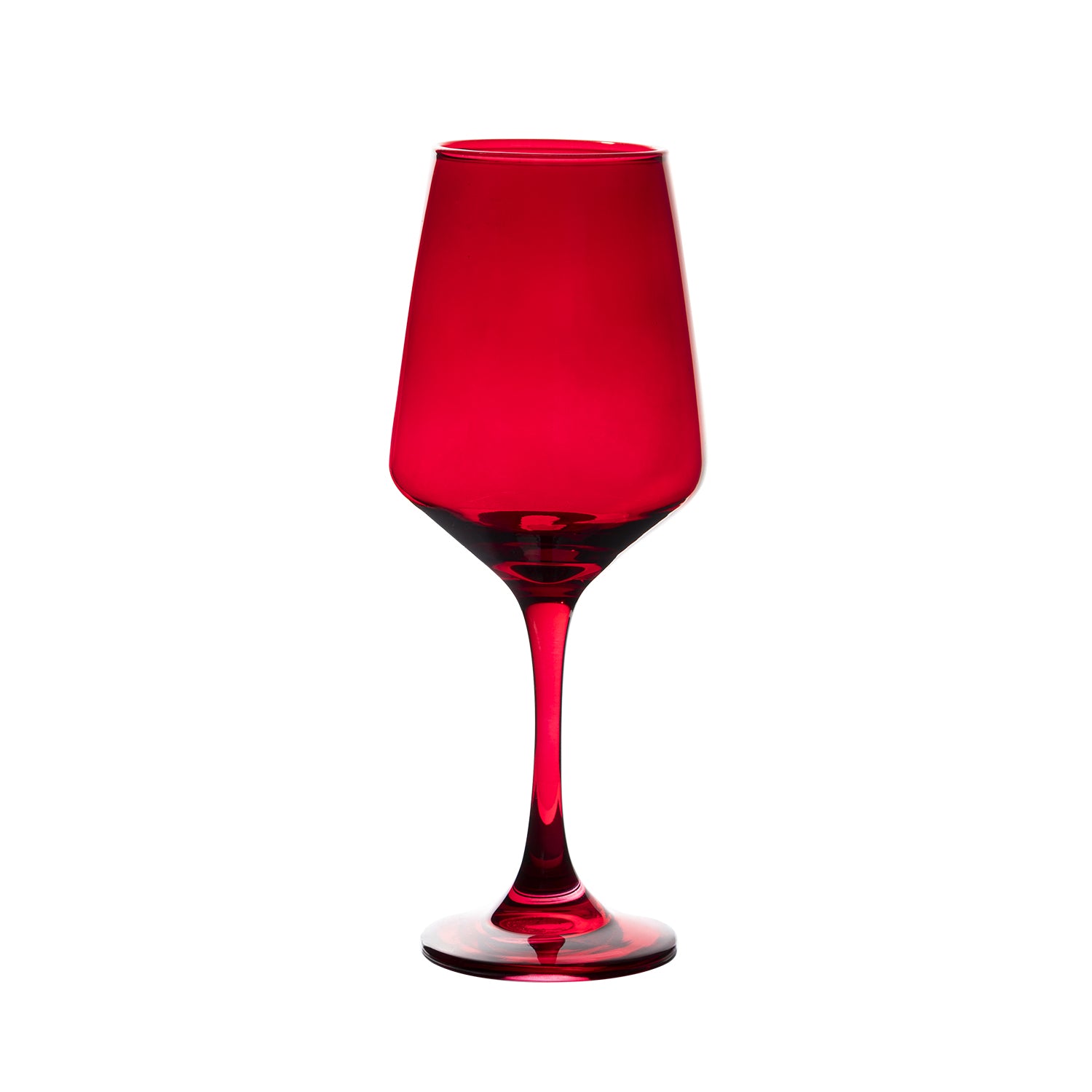 GUSTO CASA - Calici in vetro Rosso Kromal 43 cl - set 4 pezzi