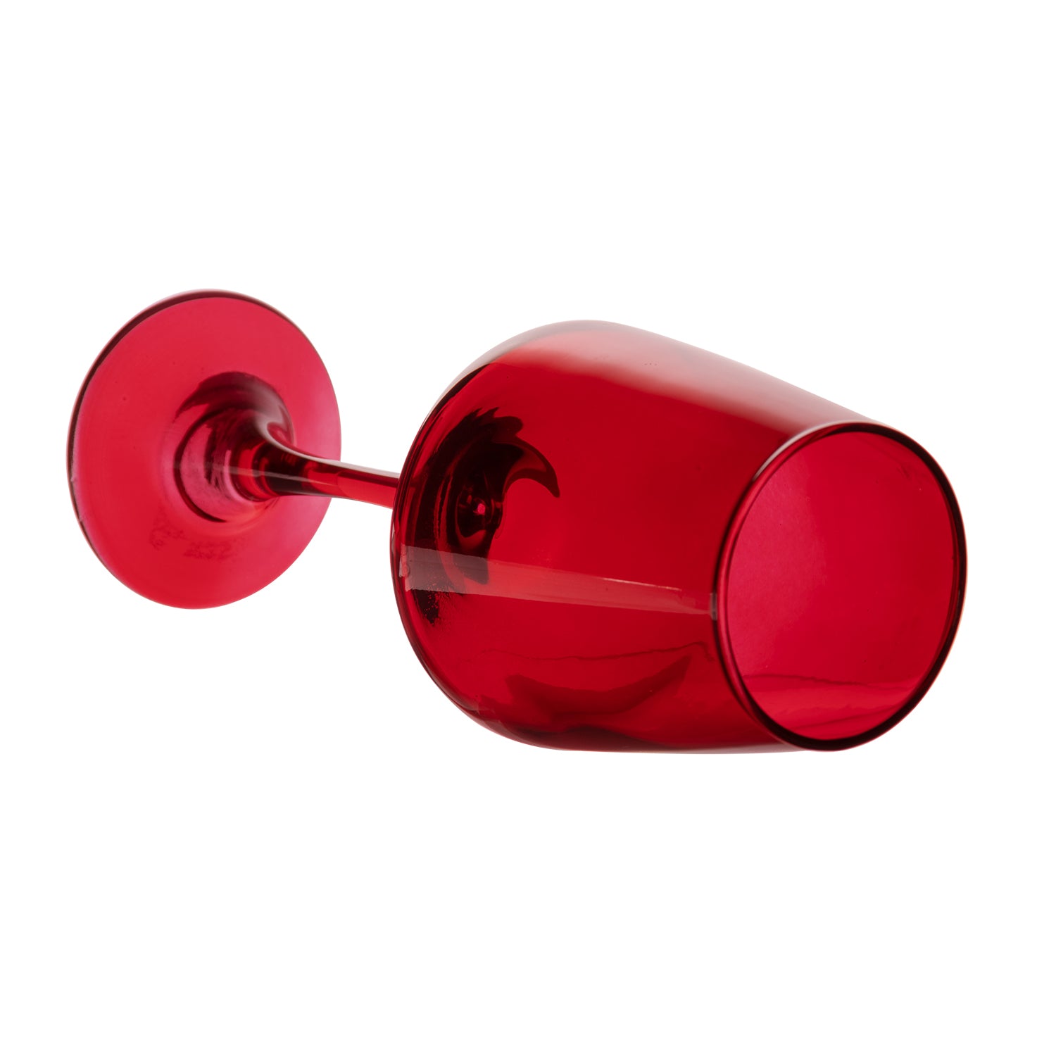 GUSTO CASA - Calici in vetro Rosso Kromal 43 cl - set 4 pezzi
