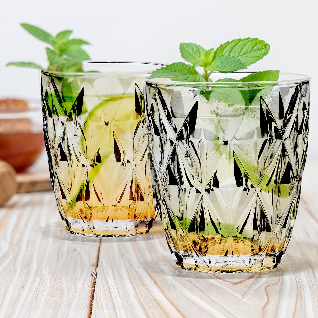 GUSTO CASA - Bicchieri in vetro Trasparenti Crystal 30 cl- set 6 pezzi