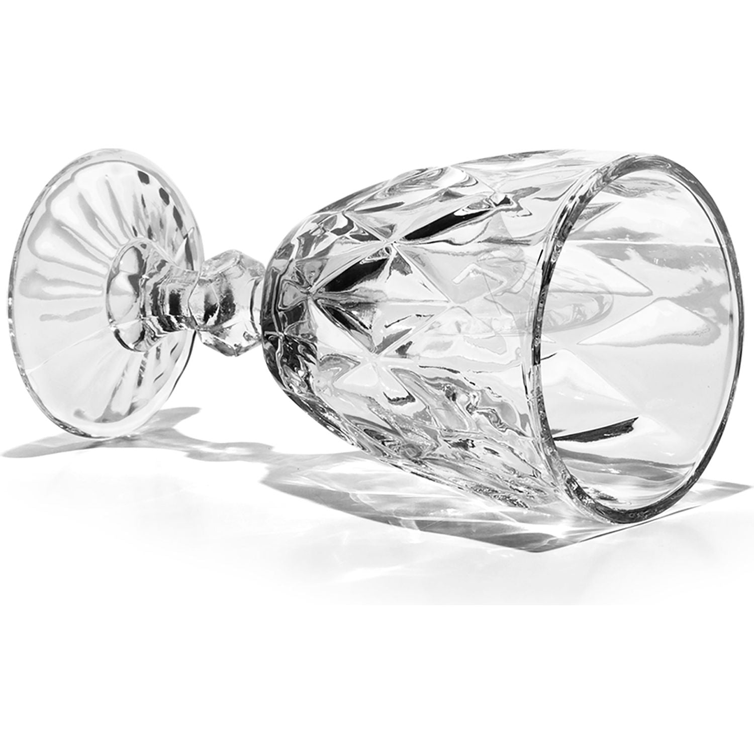 GUSTO CASA - Calici in vetro Trasparenti Crystal 30 cl - set 6 pezzi