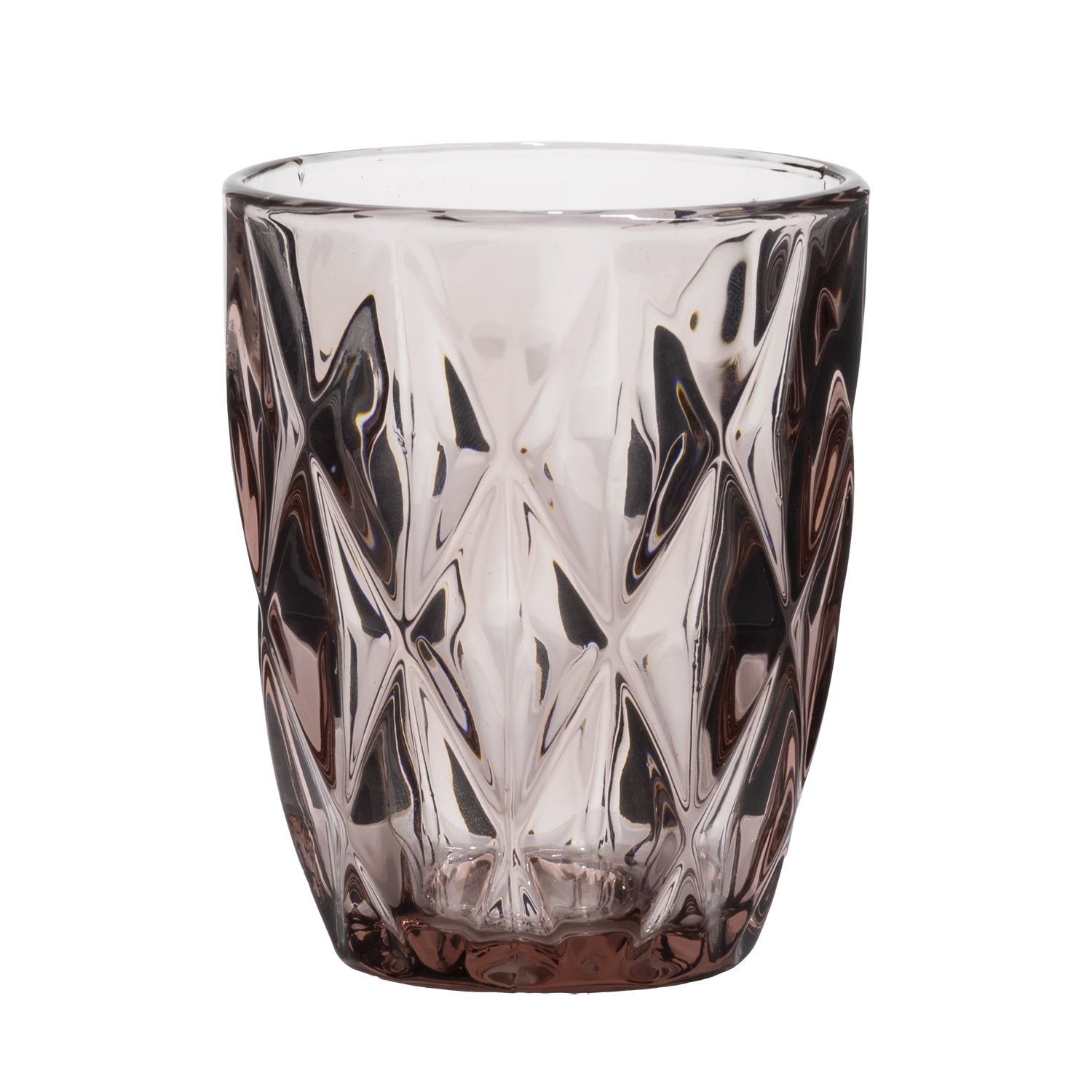 GUSTO CASA - Bicchieri in vetro Crystal Pink 26 cl - set 6 pezzi