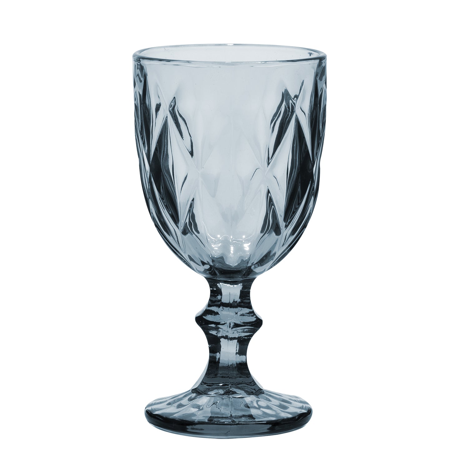 GUSTO CASA - Calici in vetro Crystal Blue 26 cl - set 6 pezzi