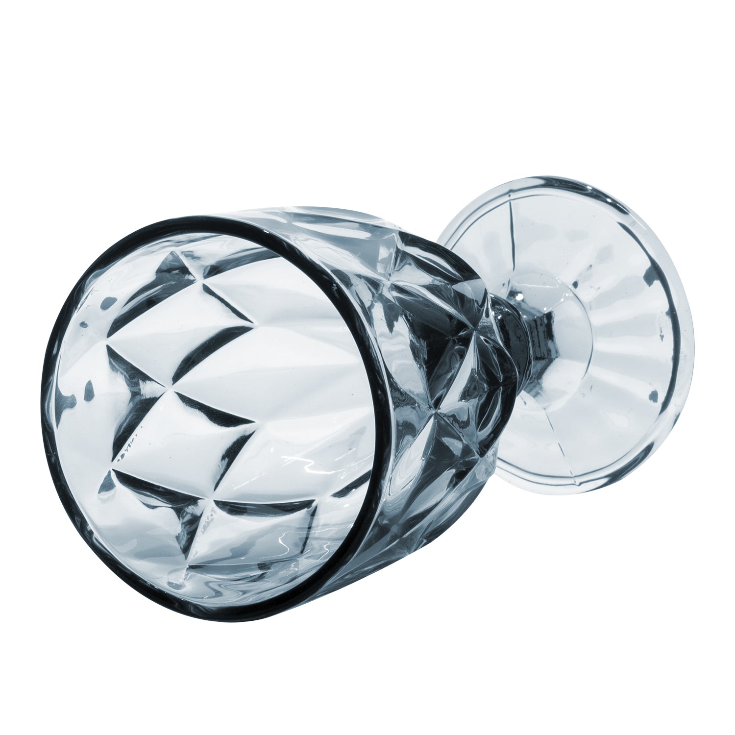 GUSTO CASA - Calici in vetro Crystal Blue 26 cl - set 6 pezzi