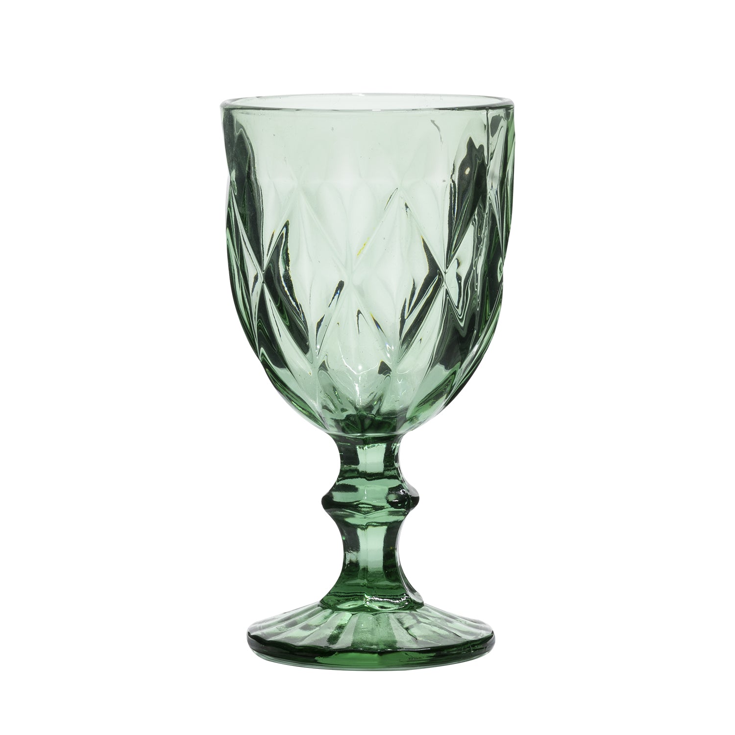 GUSTO CASA - Calici in vetro Crystal Green 26 cl - set 6 pezzi