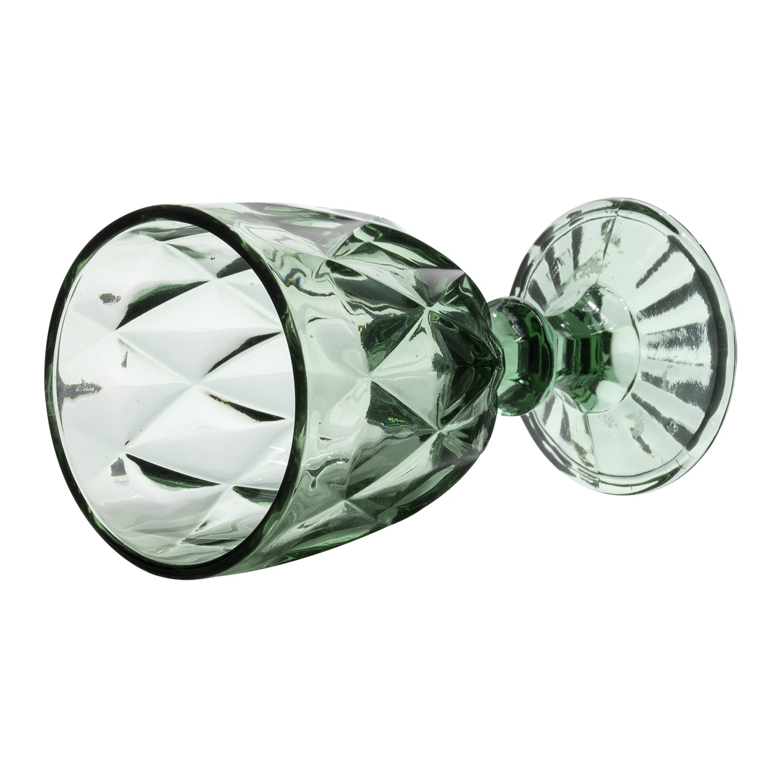 GUSTO CASA - Calici in vetro Crystal Green 26 cl - set 6 pezzi