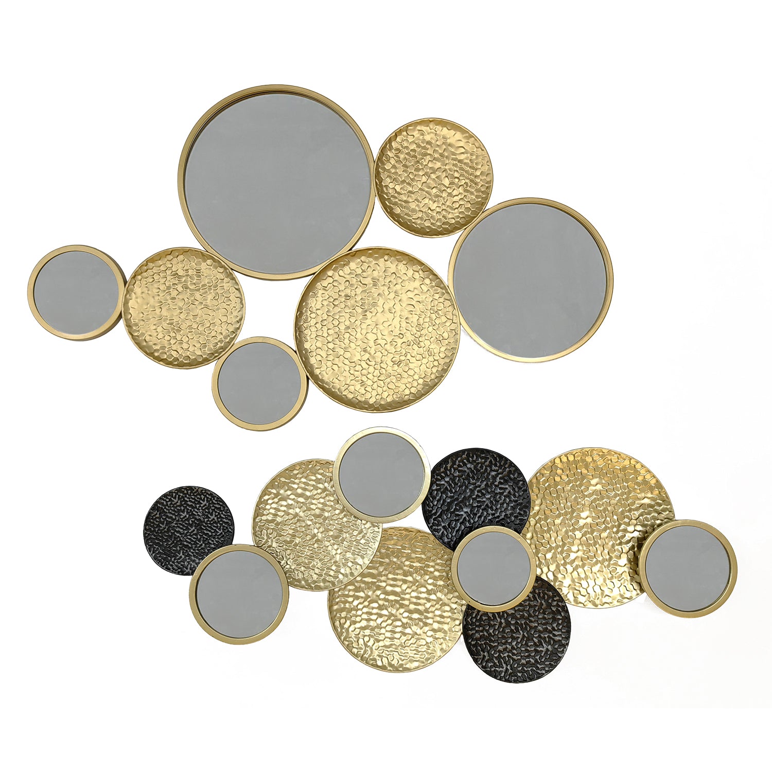 VESTIAMO CASA - Decorazione da Parete con Specchi h49x99 cm