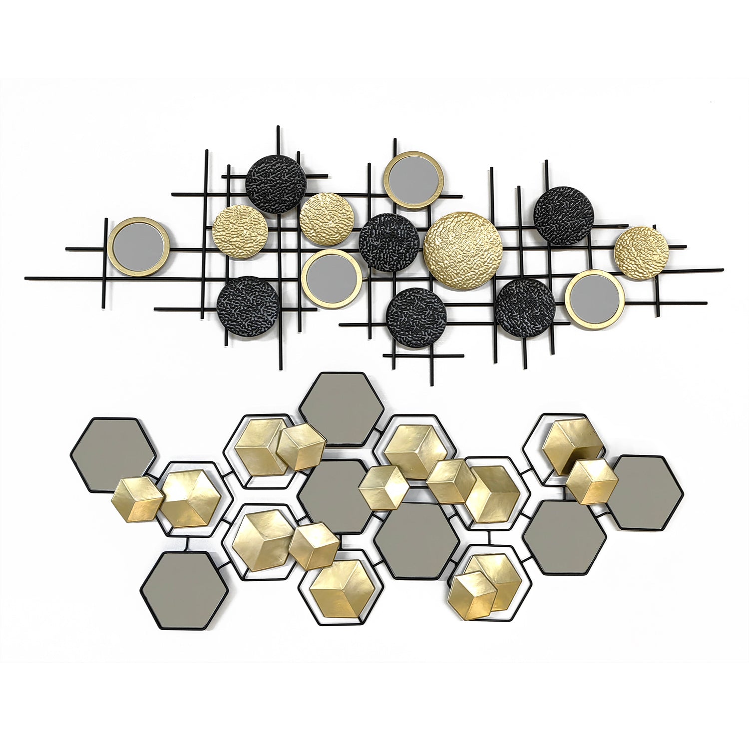 VESTIAMO CASA - Decorazione da Parete con Specchi h52x132 cm