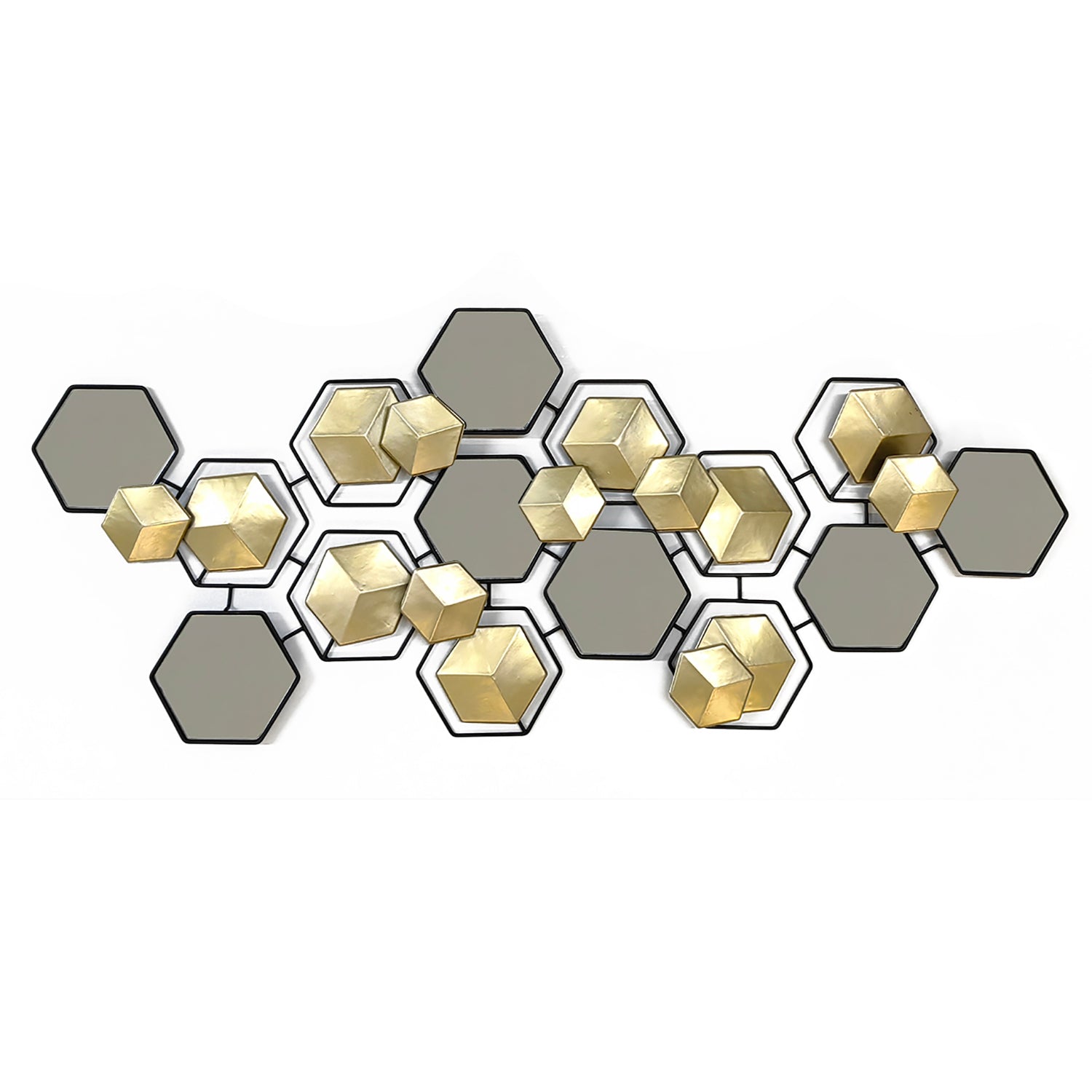 VESTIAMO CASA - Decorazione da Parete con Specchi h52x132 cm