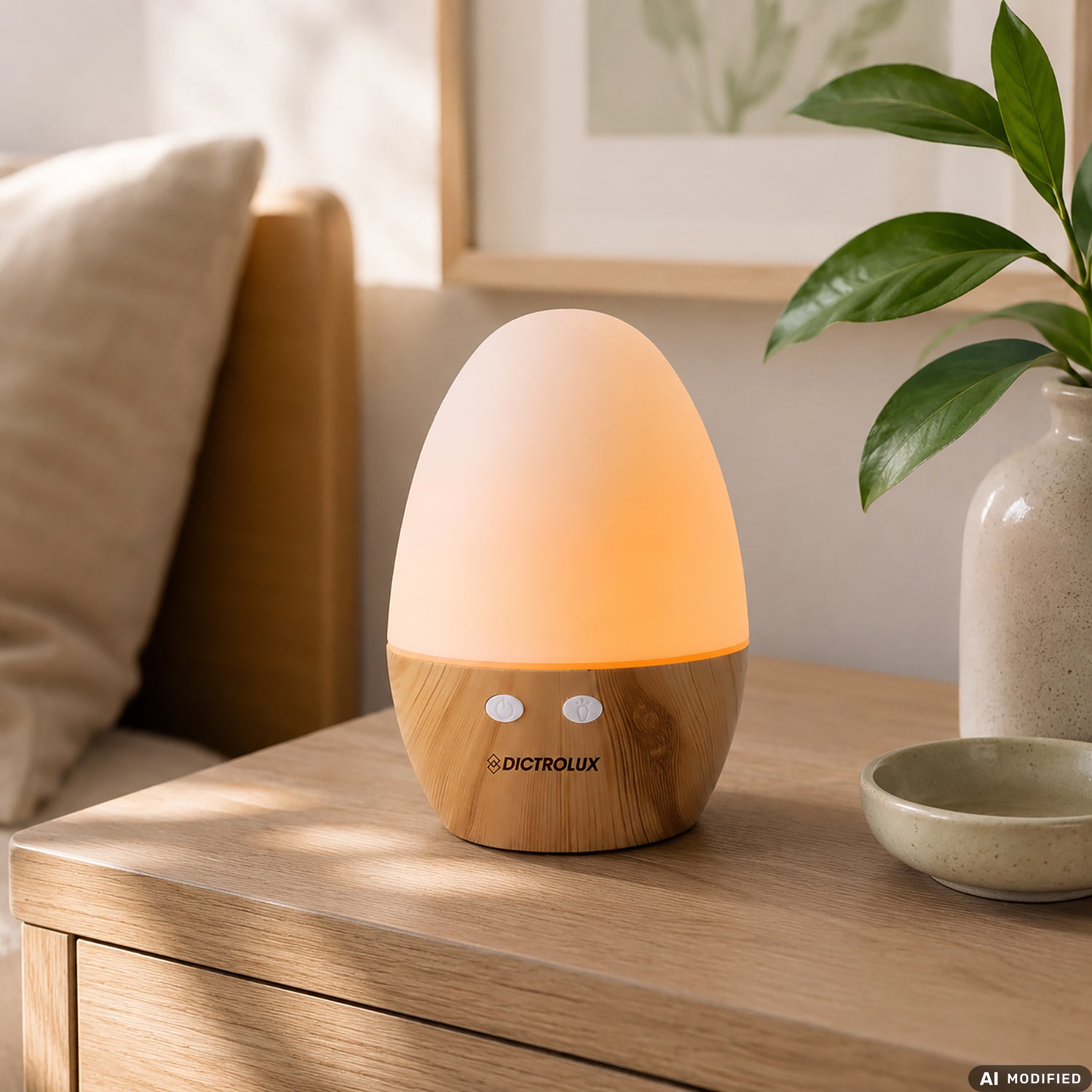 DICTROLUX - Diffusore di Essenze a Ultrasuoni LED 130 ml