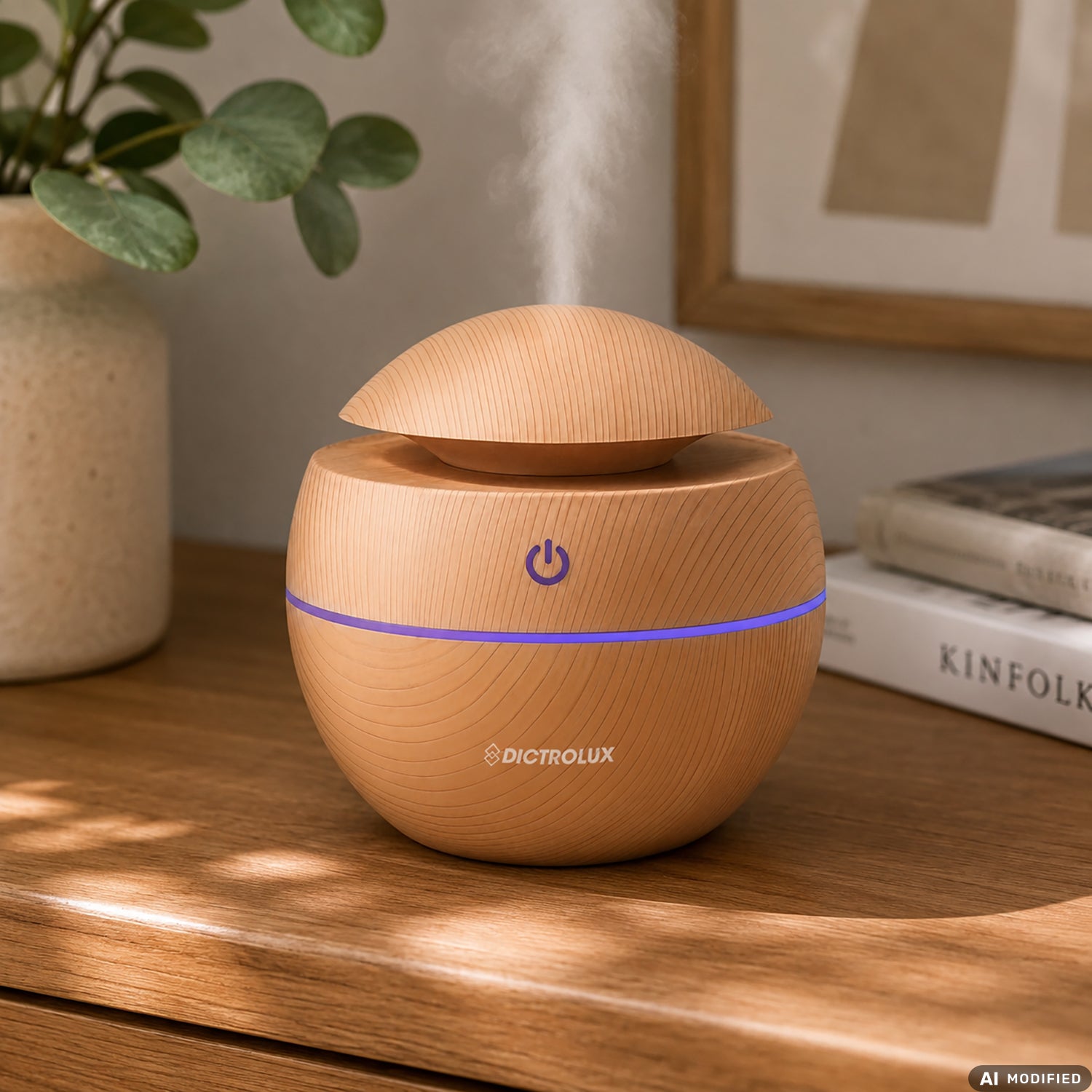 DICTROLUX - Diffusore di Essenze a Ultrasuoni LED 130 ml